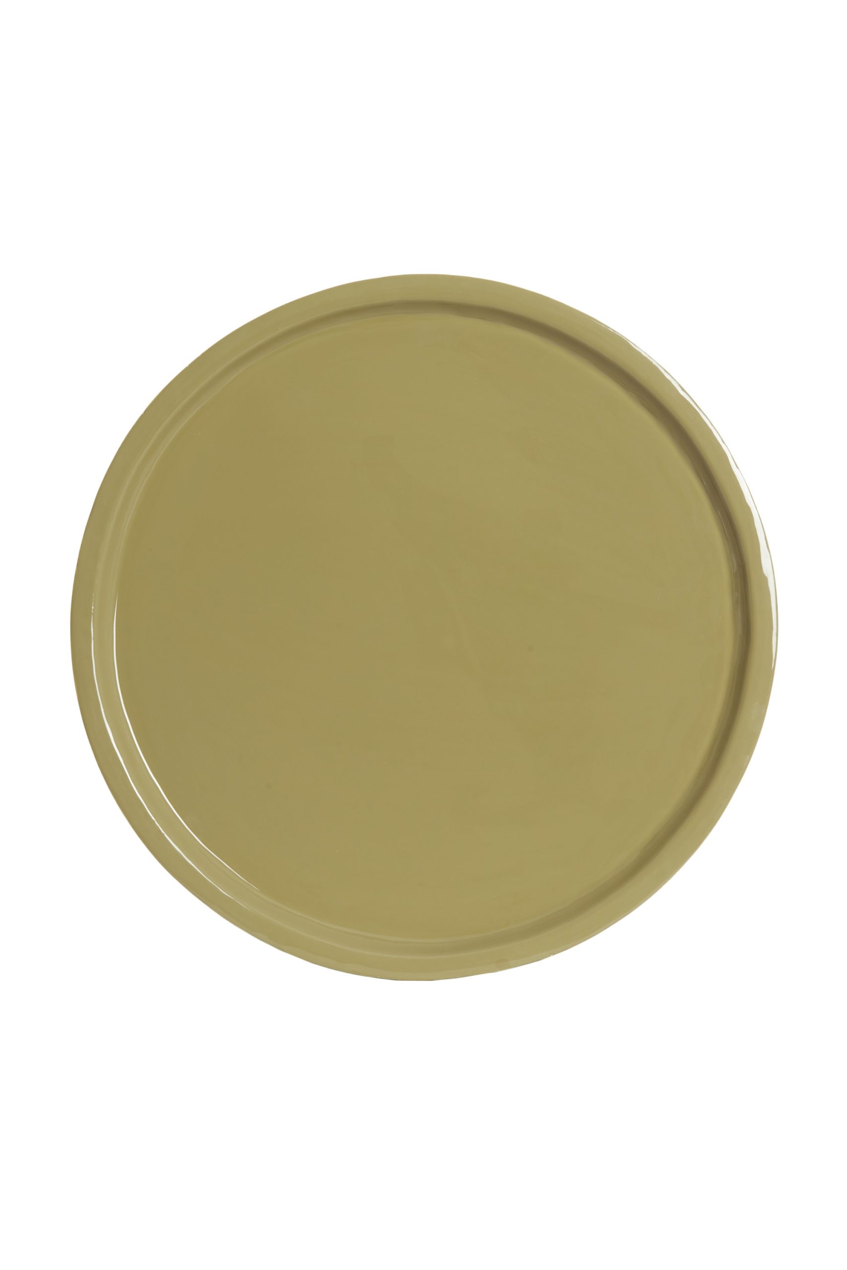Light & Living Schaal Ø42x5 cm ADA glans taupe