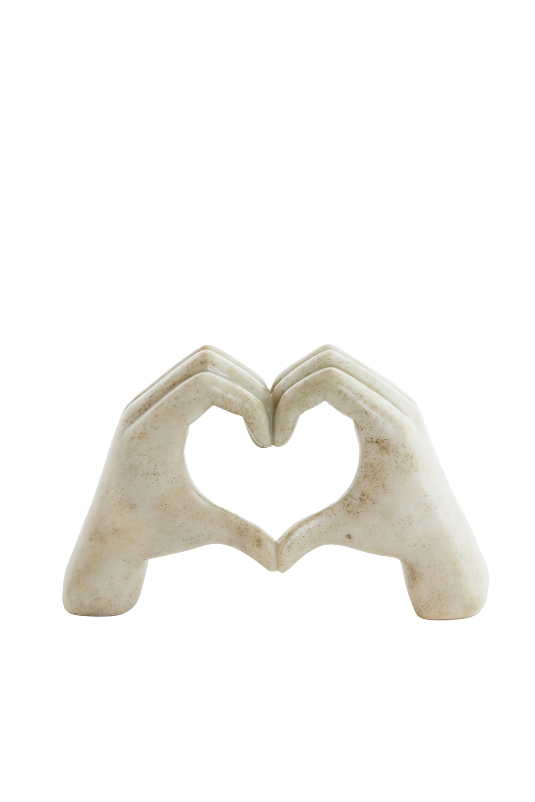 Light & Living Ornament 24,5x9,5x15 cm HANDS taupe grijs