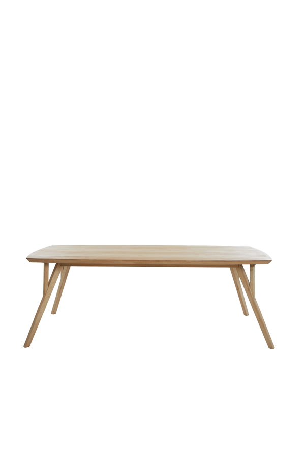 Light & Living Eettafel 220x100x76 cm QUENZA mango hout naturel