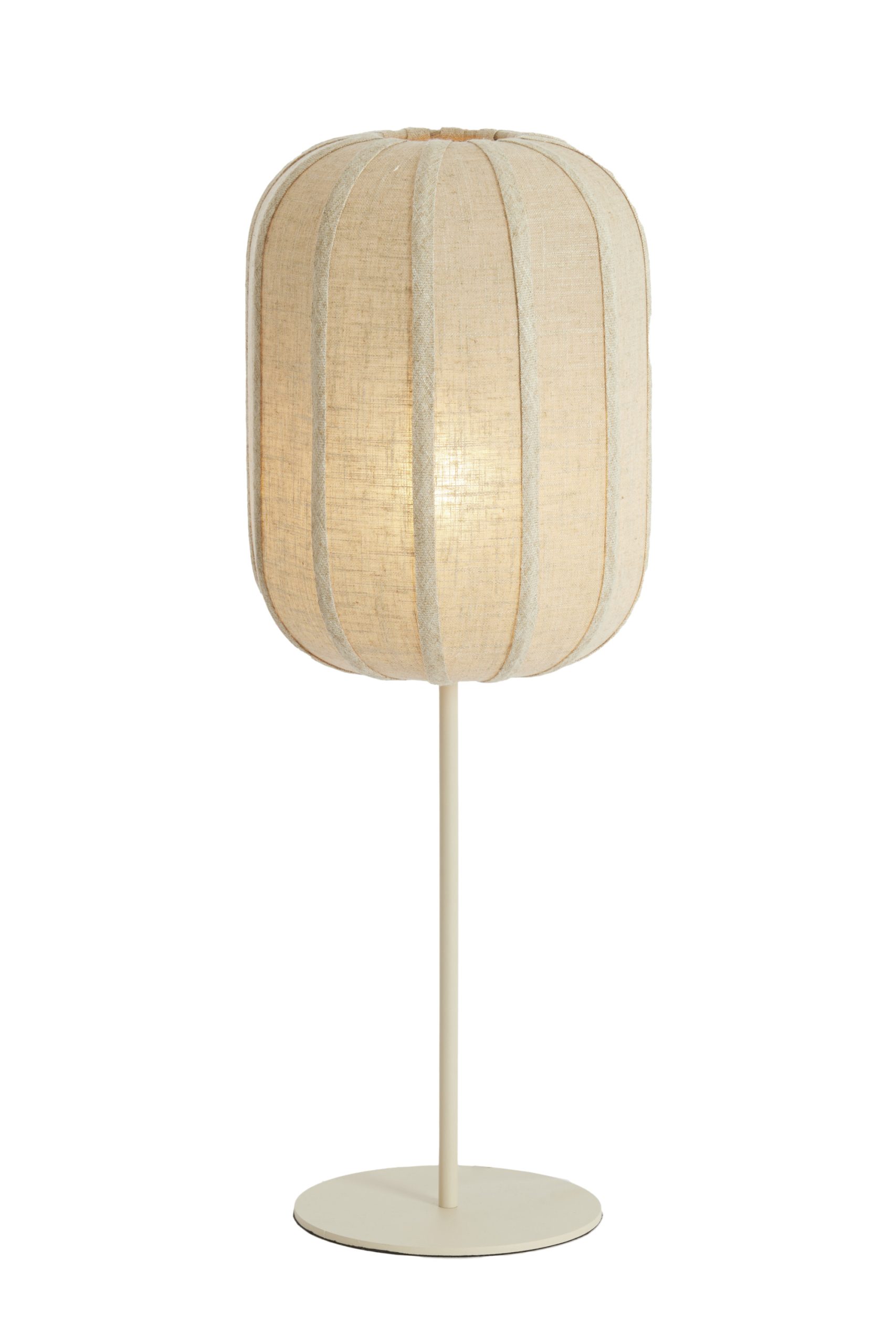 Light & Living Tafellamp Ø25x70 cm SOLUNE linnen naturel+zand