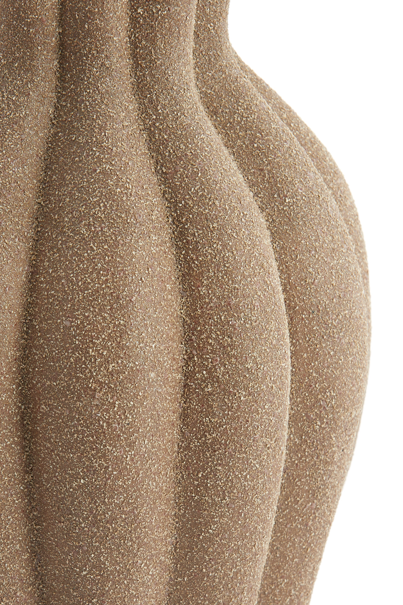 Light & Living Vaas deco Ø17,5x47,5 cm SILVIO keramiek mat bruin