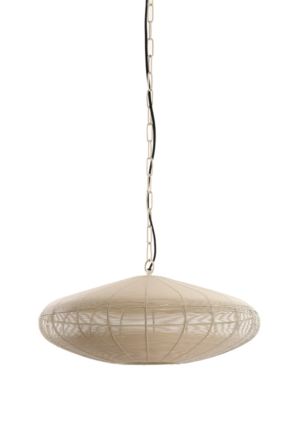 Light & Living Hanglamp Ø51x20 cm BAHOTO mat crème