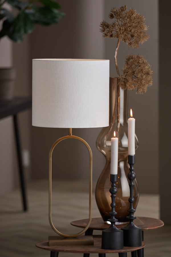 Light & Living Kap cilinder 35-35-30 cm LIVIGNO eiwit
