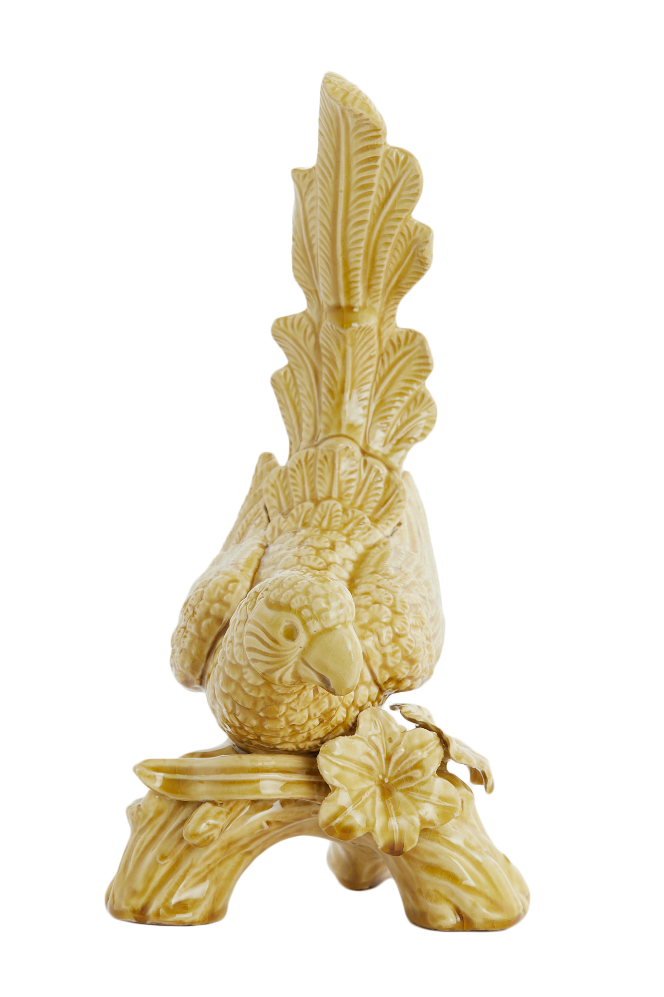 Light & Living Ornament 21,5x17x35 cm BIRD keramiek okergeel