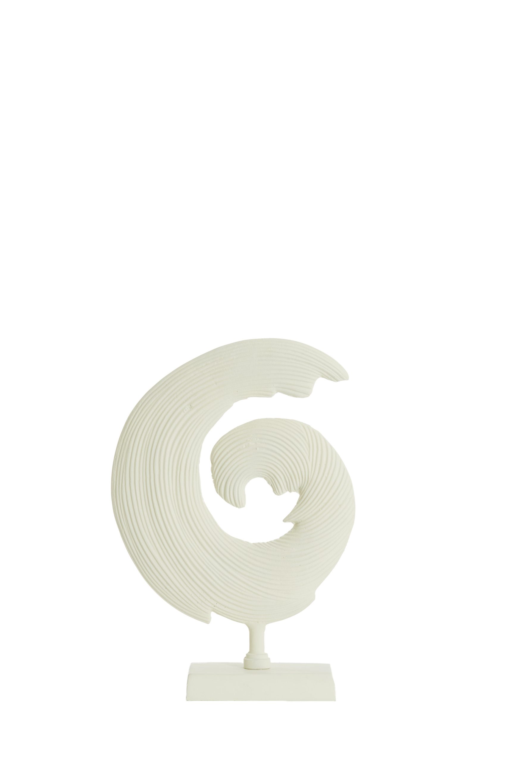 Light & Living Ornament op voet 29x10x40 cm SHWIBA crème