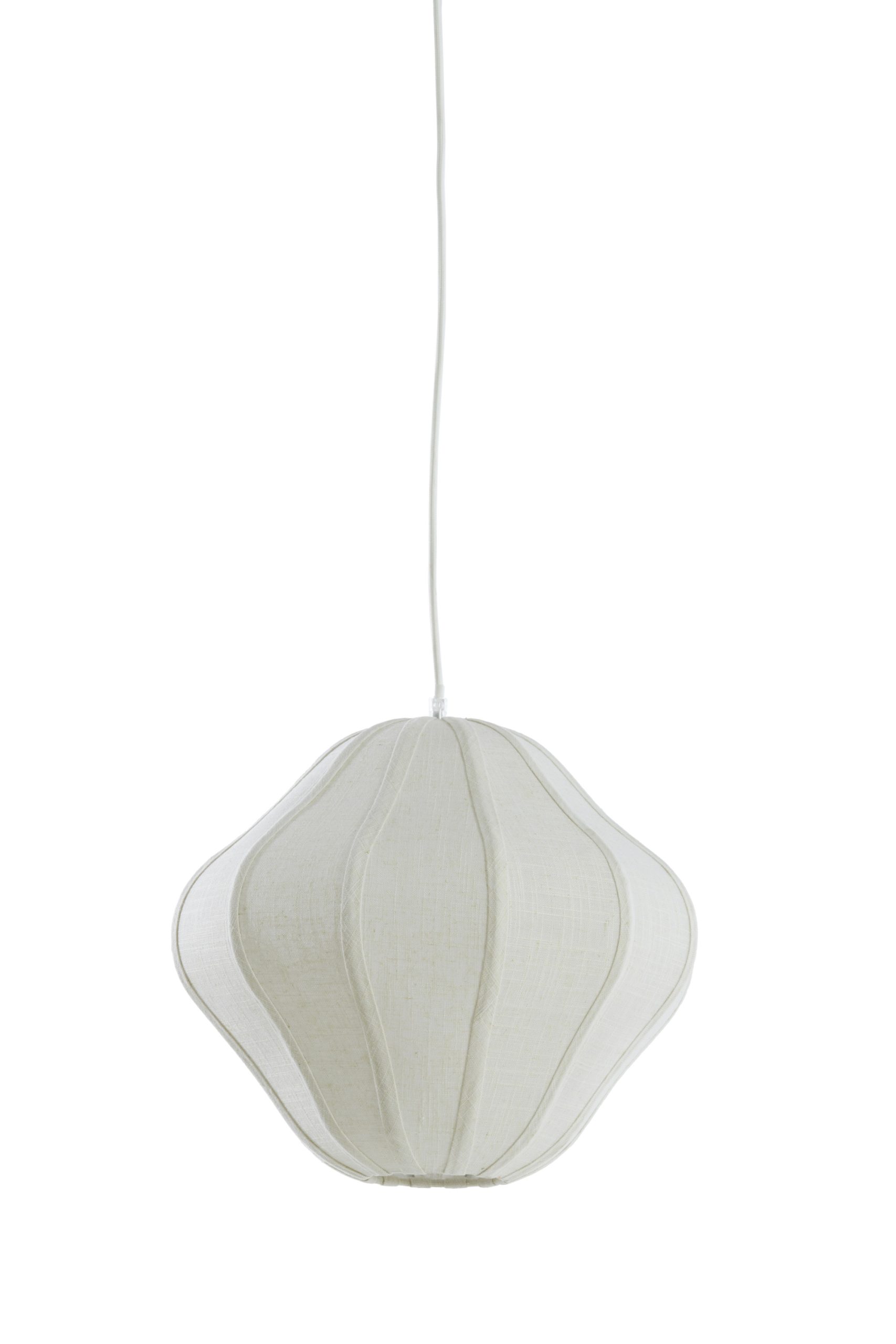 Light & Living Hanglamp Ø38,5x32 cm SUKAU linnen crème
