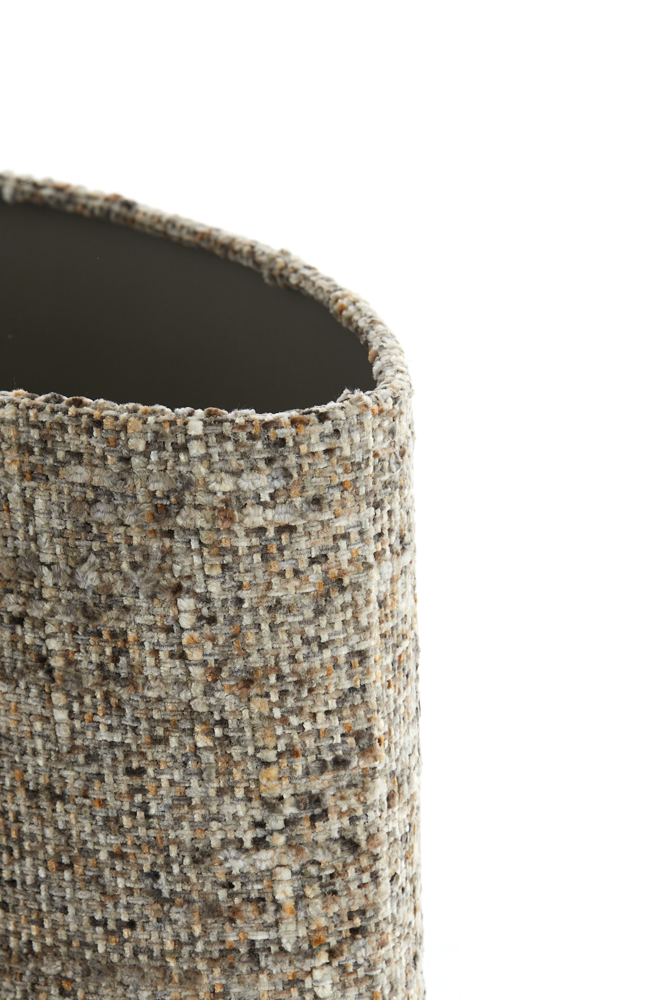 Light & Living Kap ovaal recht smal 38-17,5-28 cm OSIRE grijs-bruin