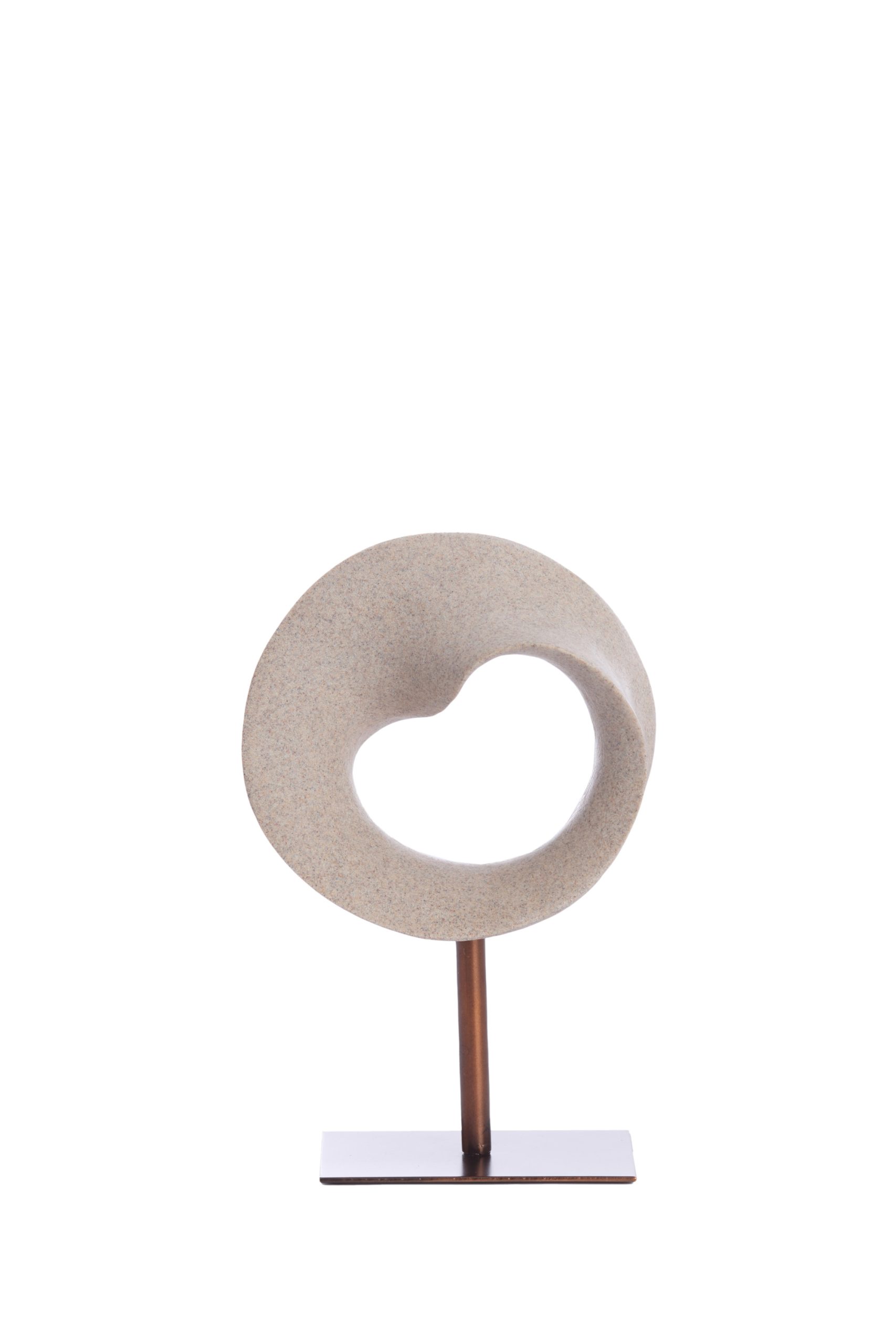 Light & Living Ornament op voet 20x10x30 cm TUZLA taupe+donker brons