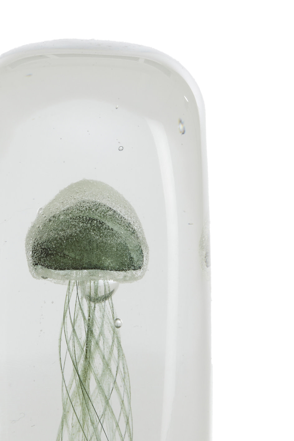 Light & Living Ornament 5,5x5,5x13 cm JELLYFISH glas donker groen