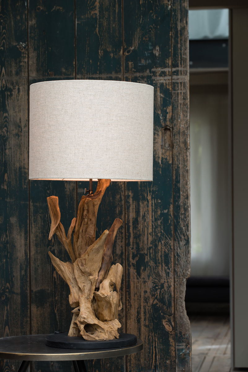 Light & Living Lampvoet Ø25x50 cm IKAL hout naturel bruin