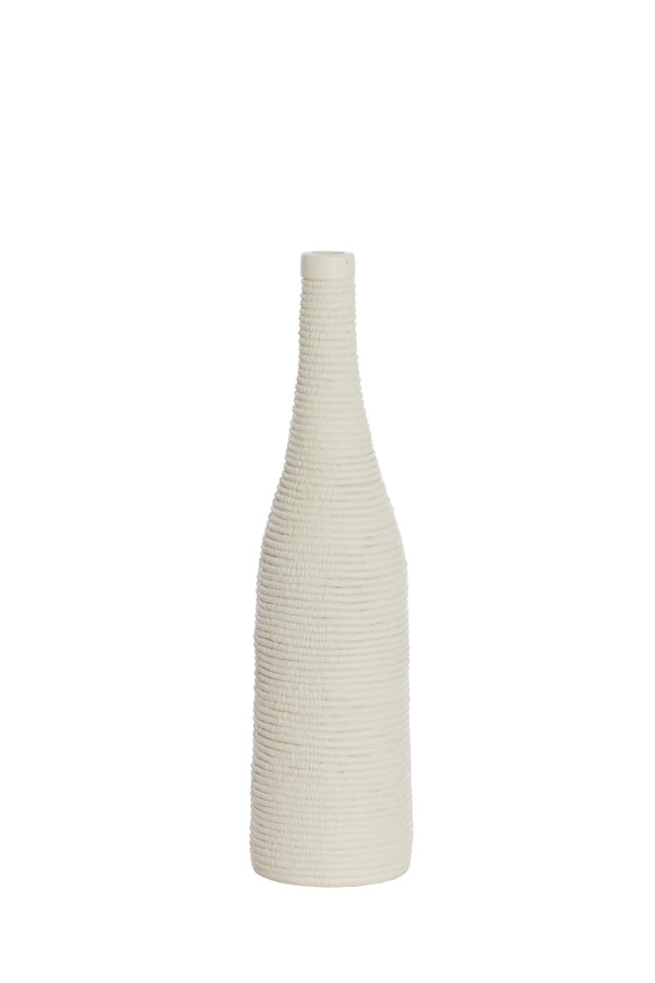 Light & Living Vaas deco Ø10x40 cm YOUNA crème