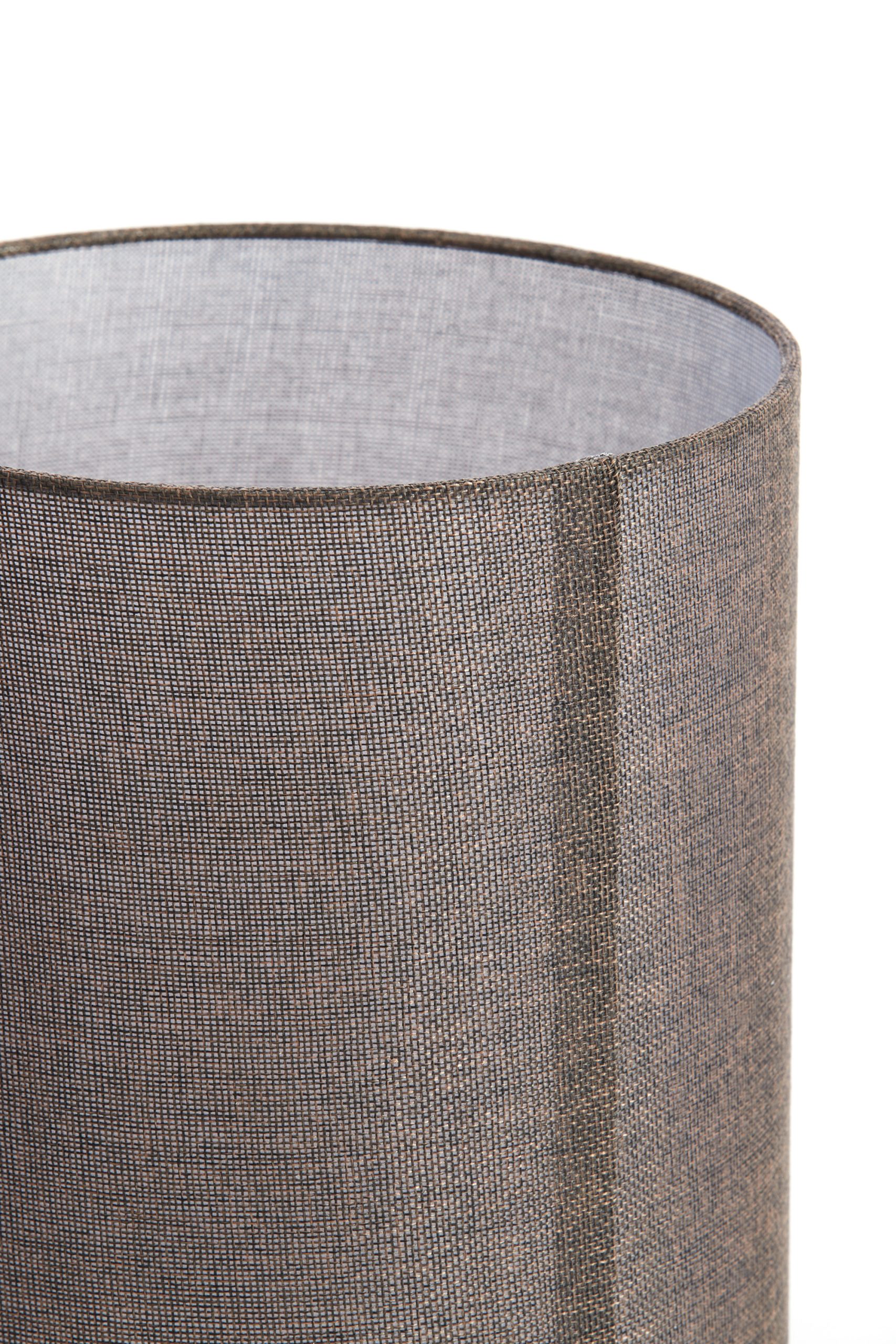 Light & Living Kap cilinder 25-25-27 cm BRANFO linnen donker bruin