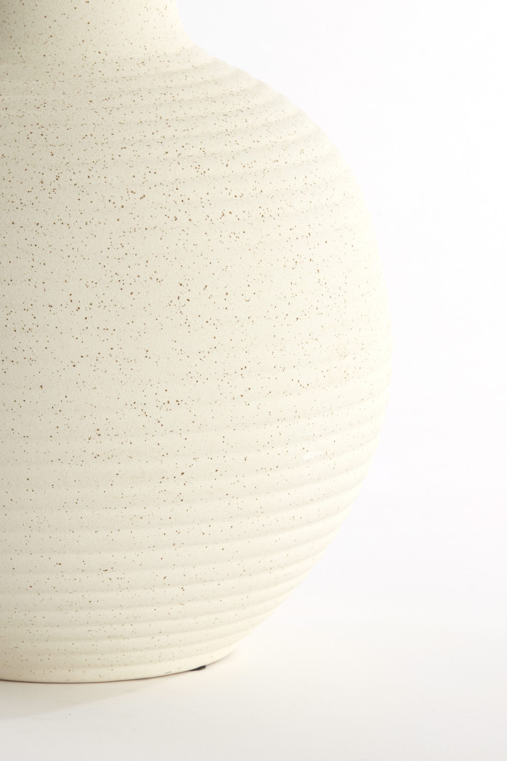 Light & Living Vaas deco Ø28,5x42 cm ULLOA keramiek mat crème