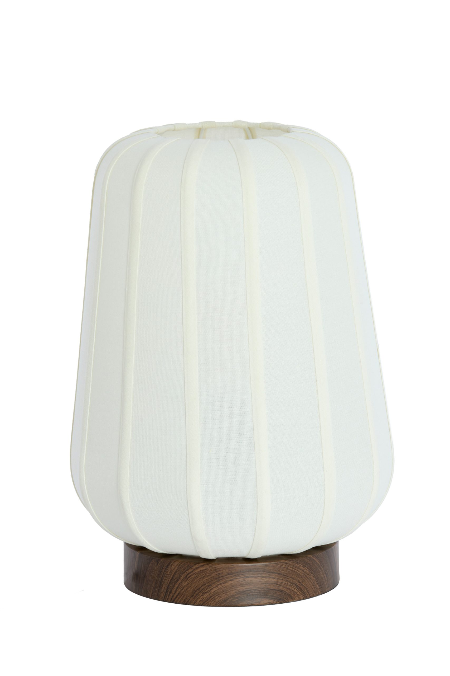 Light & Living Tafellamp Ø30x41,5 cm BIBIA hout print donker bruin+wit