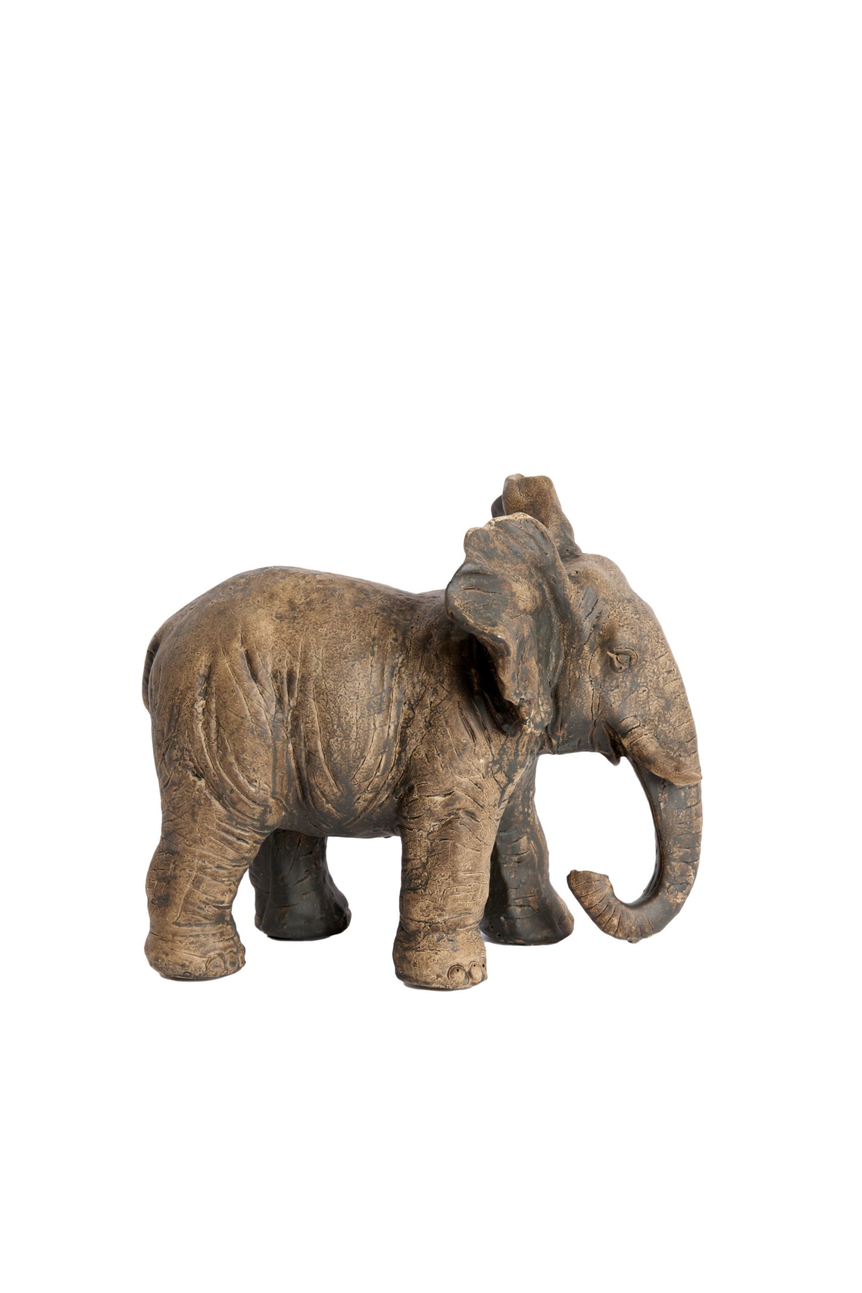 Light & Living Ornament 24x17x20,5 cm ELEPHANT antiek donker bruin