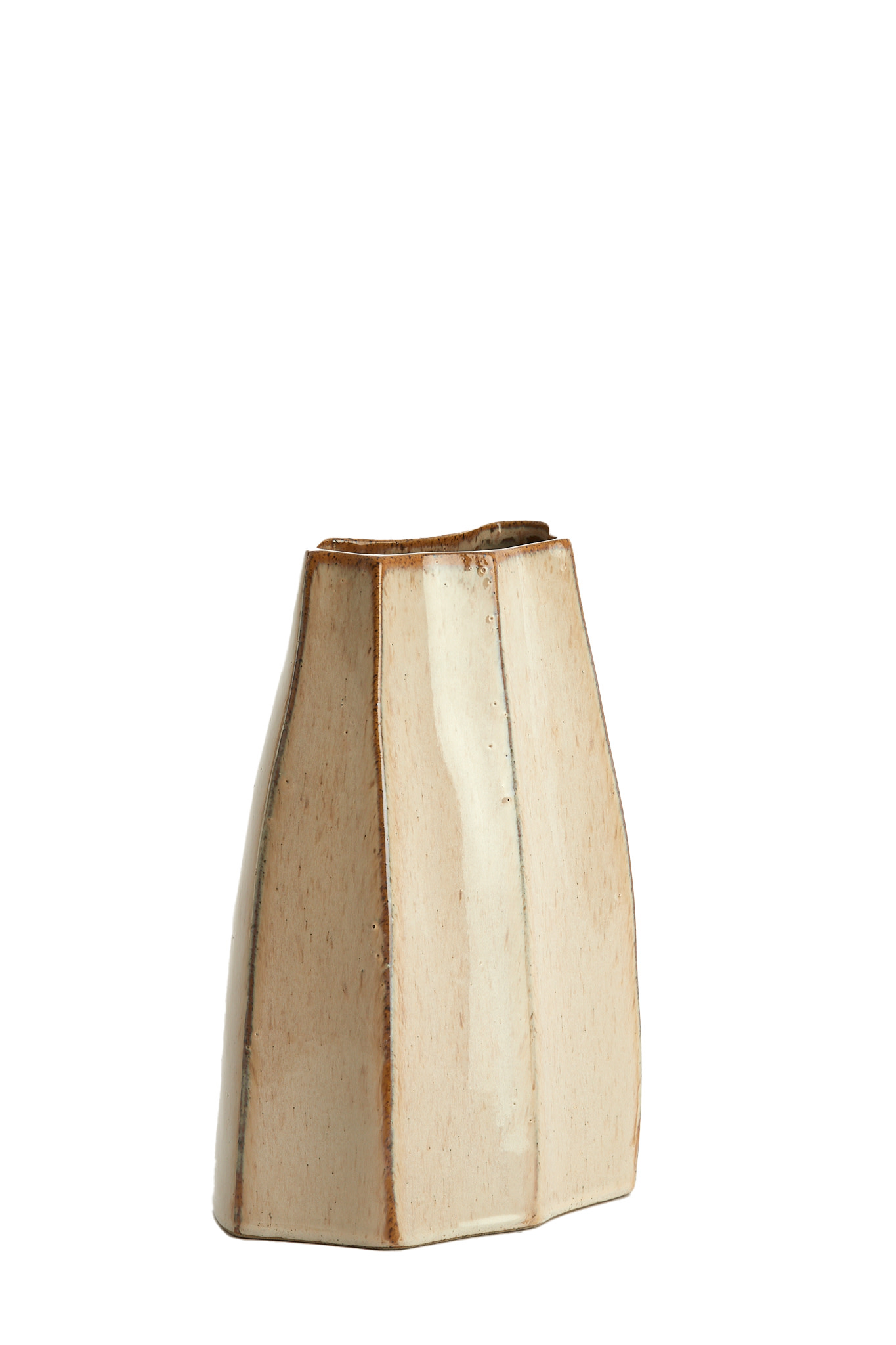 Light & Living Vaas deco 19,5x11,5x27 cm CHIADO glans beige