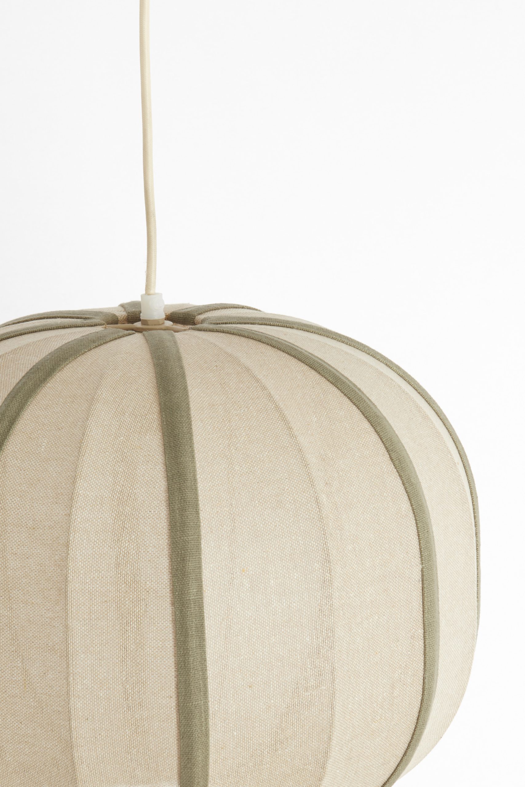Light & Living Hanglamp Ø40x30 cm ESMIRIA naturel+olijf groen