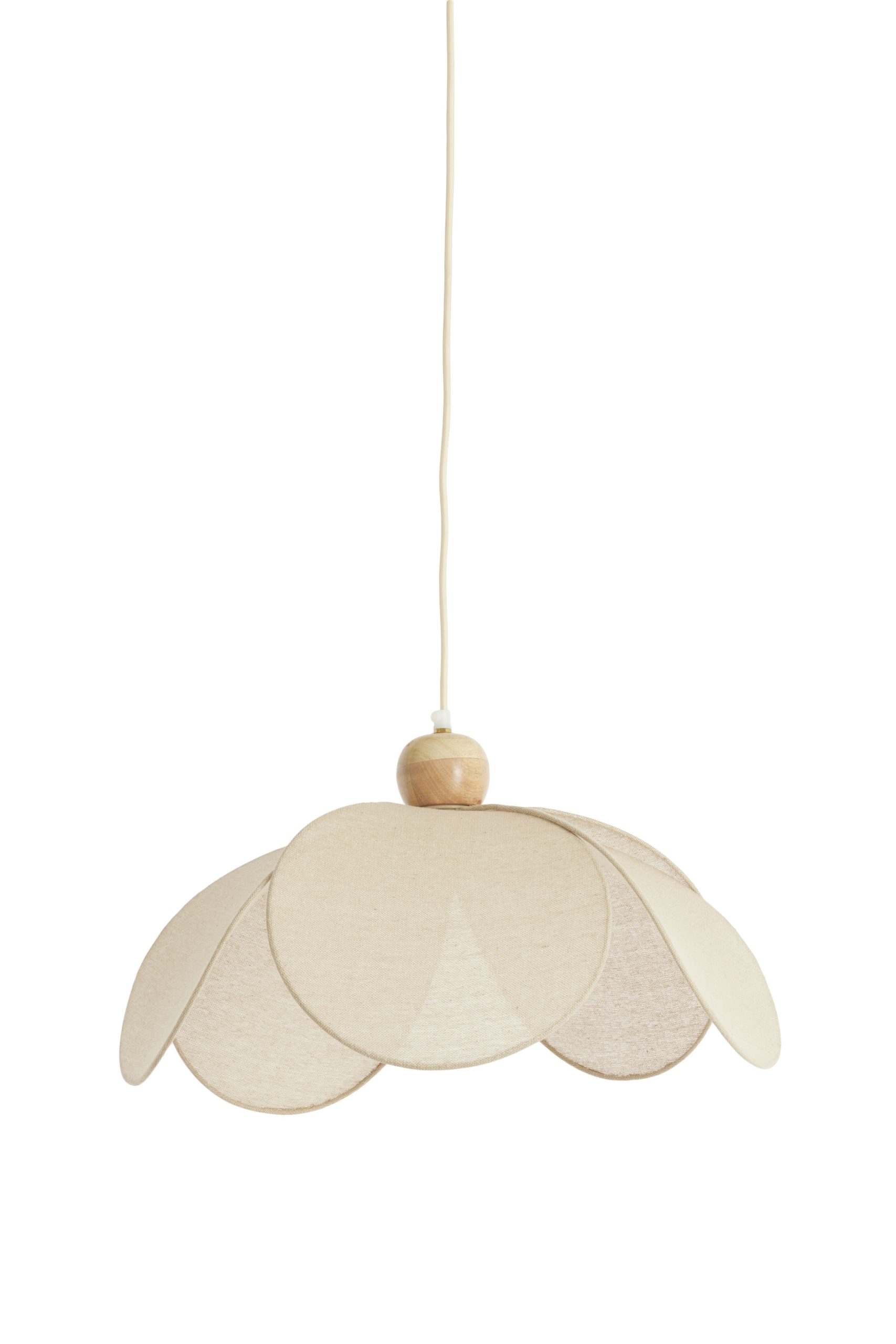 Light & Living Hanglamp Ø50x28 cm LAVRIRIA naturel+hout