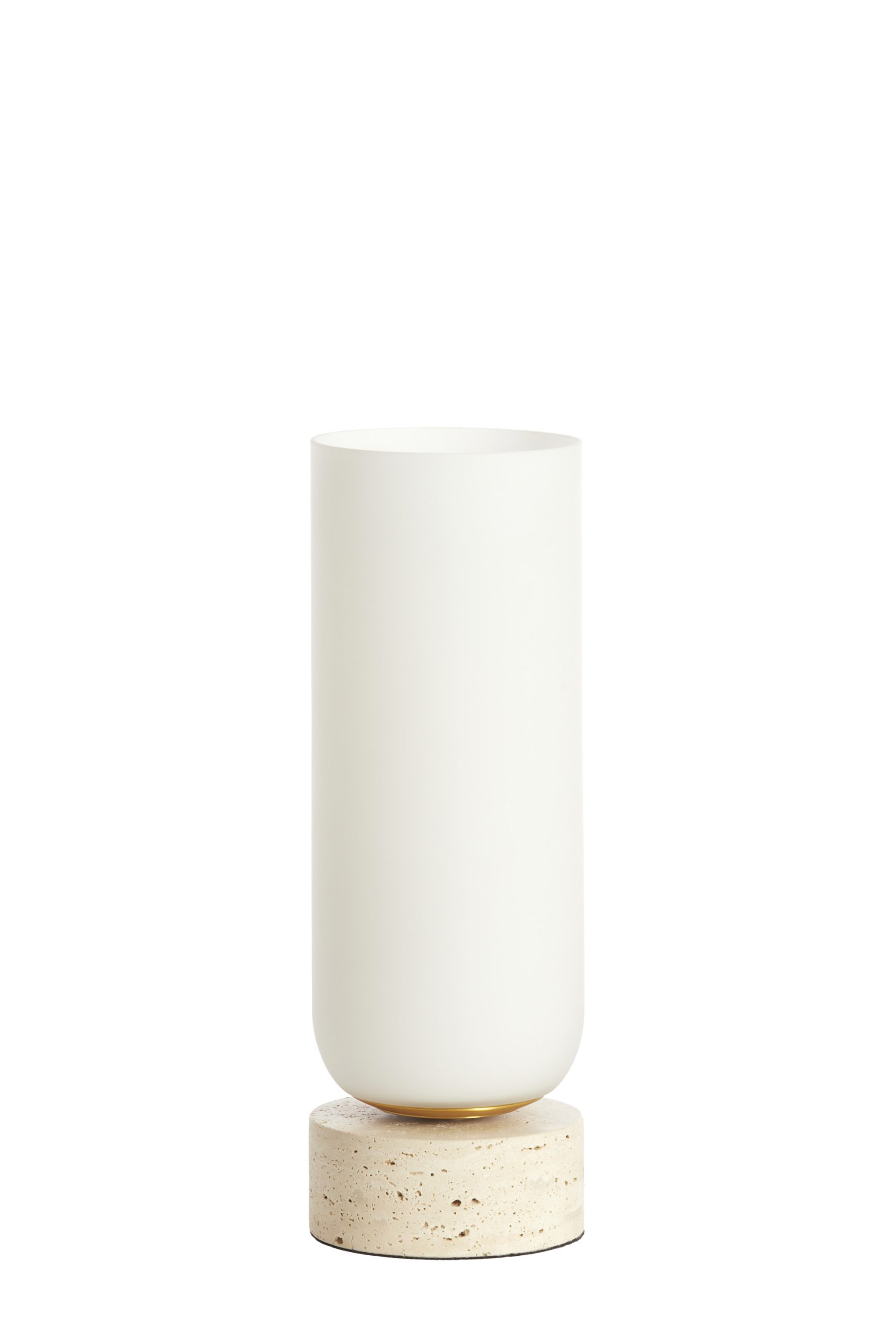 Light & Living Tafellamp Ø12x35 cm RYLANO glas melk+zand+antiek brons