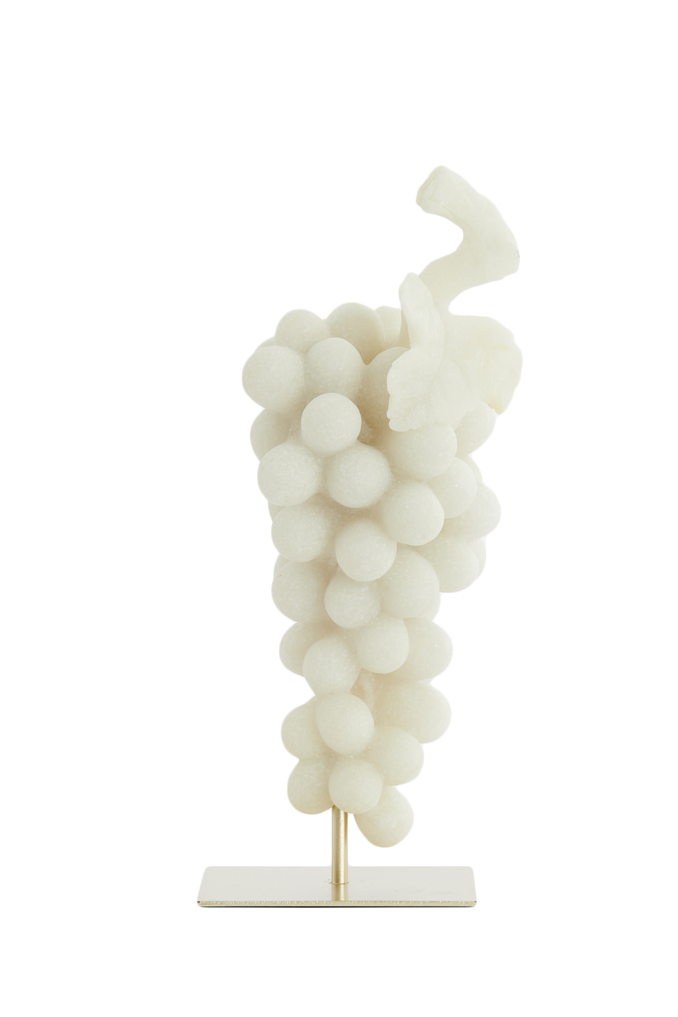 Light & Living Ornament op voet 15x13x35 cm GRAPE crème+antiek brons
