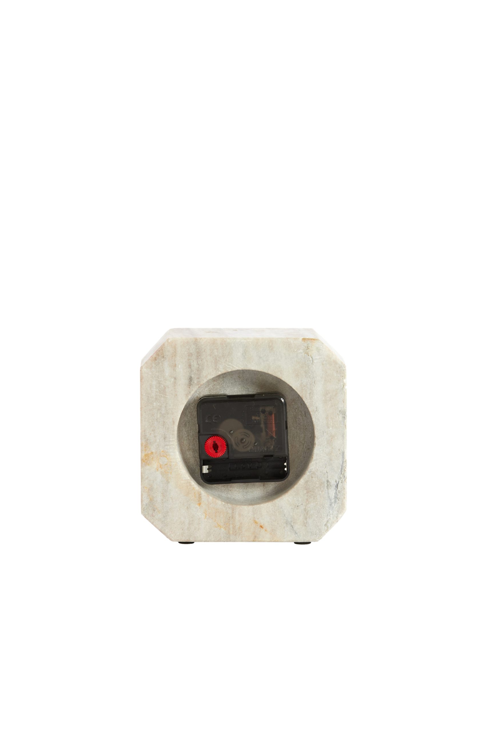 Light & Living Klok 13x4x13 cm PABLIA marmer zand-grijs