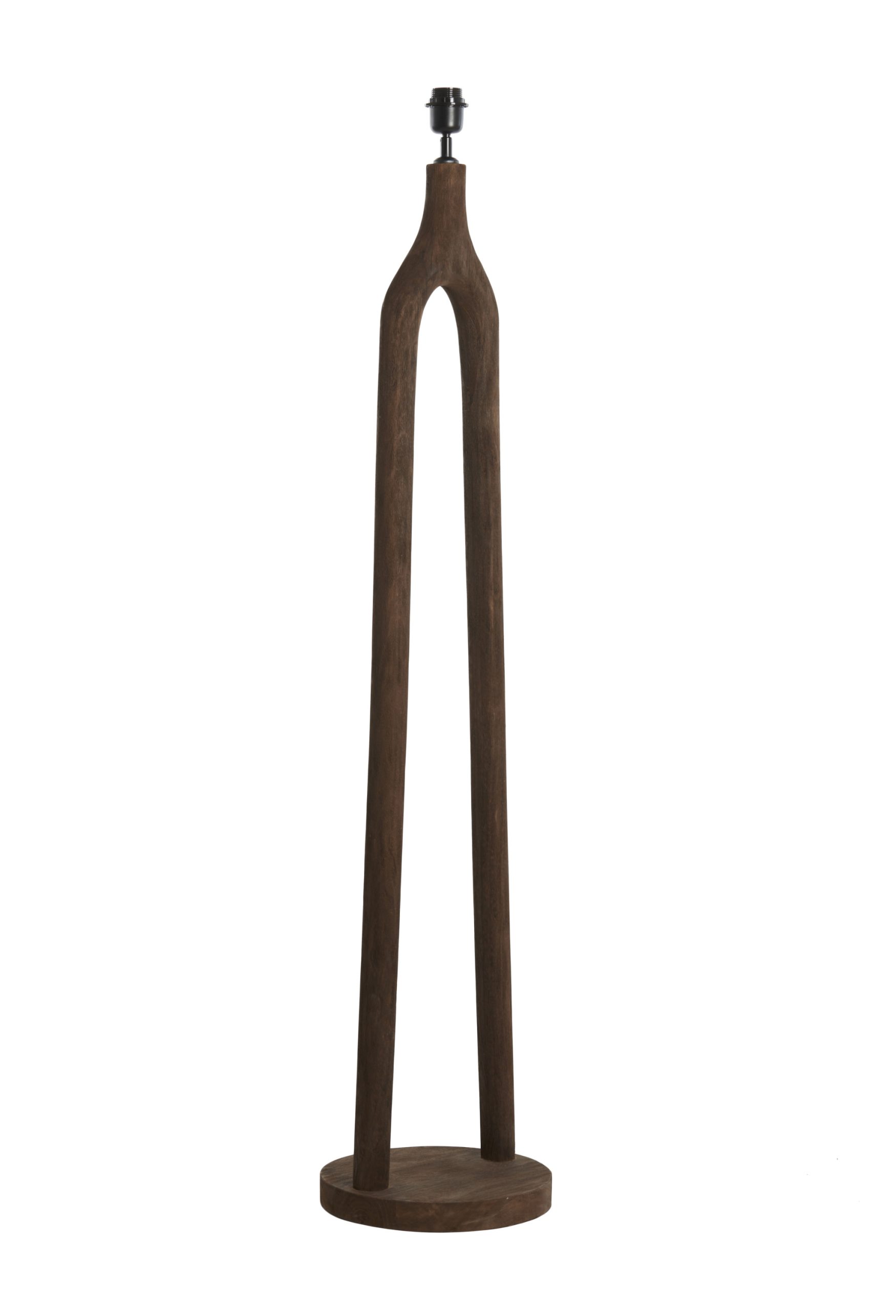Light & Living Vloerlamp Ø30x135 cm XITTA hout mat donker bruin