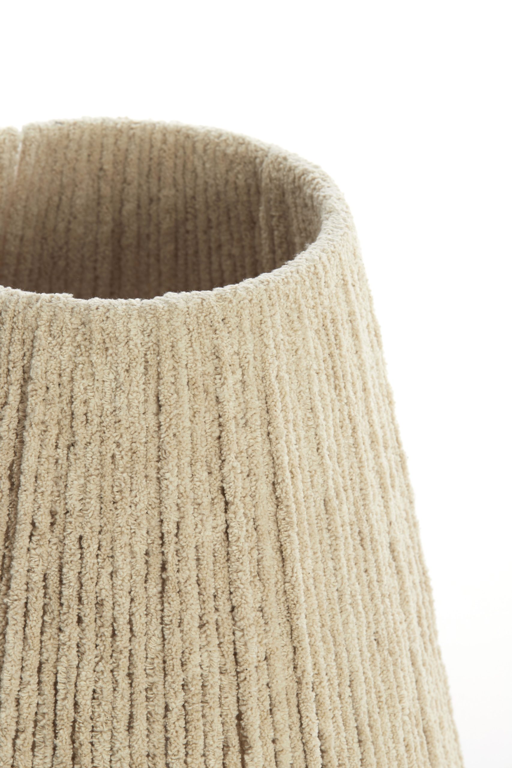 Light & Living Kap drum 35-20-30 cm MEDANA chenille crème