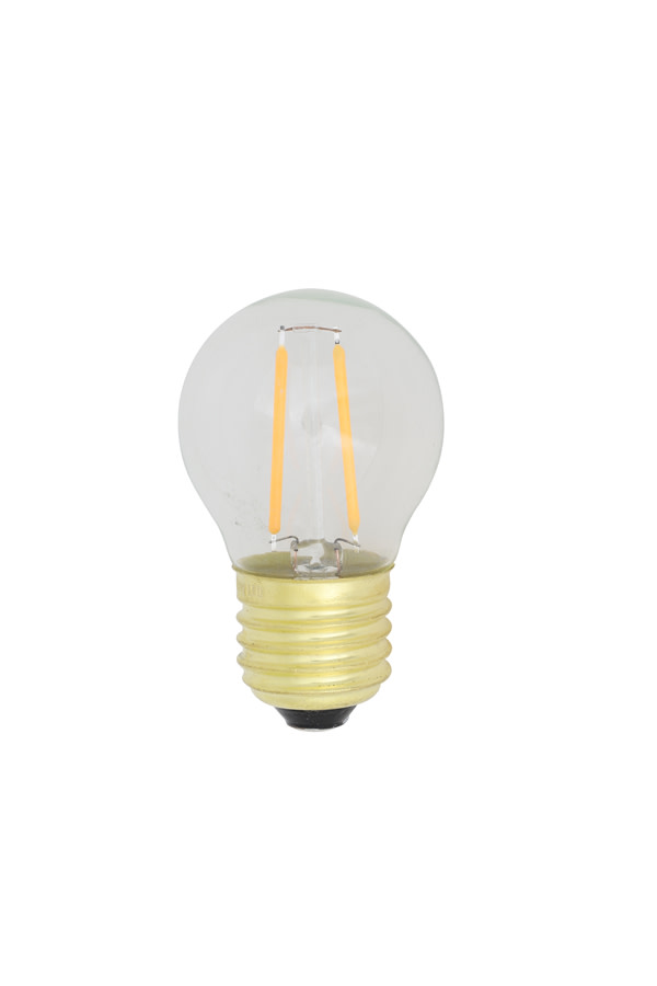 Light & Living LED kogel Ø4,5x7 cm LIGHT 2W helder E27 dimbaar