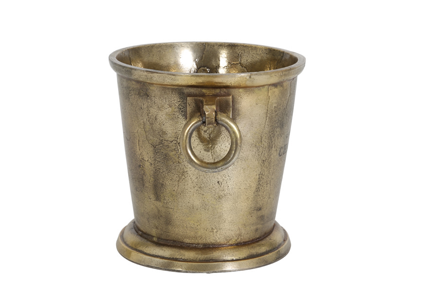 Light & Living Champagnekoeler 39x25x25 cm CRISTAL antiek brons