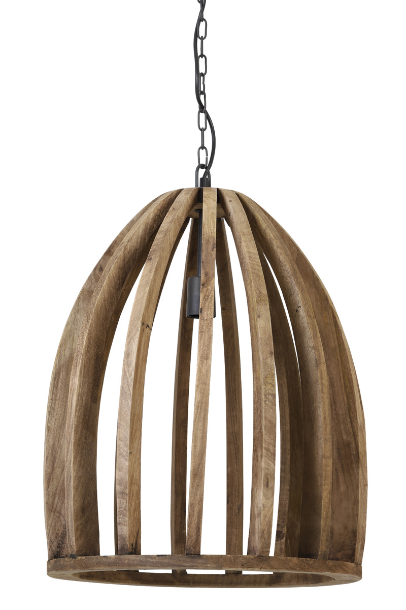 Light & Living Hanglamp Ø47x56 cm HARANKA hout donker bruin