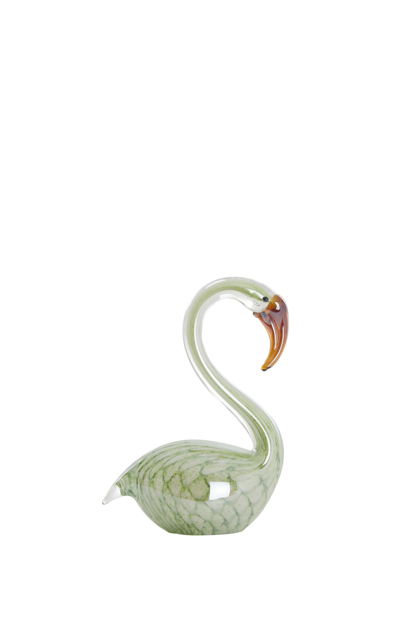 Light & Living Ornament 12x7x17 cm SWAN glas groen