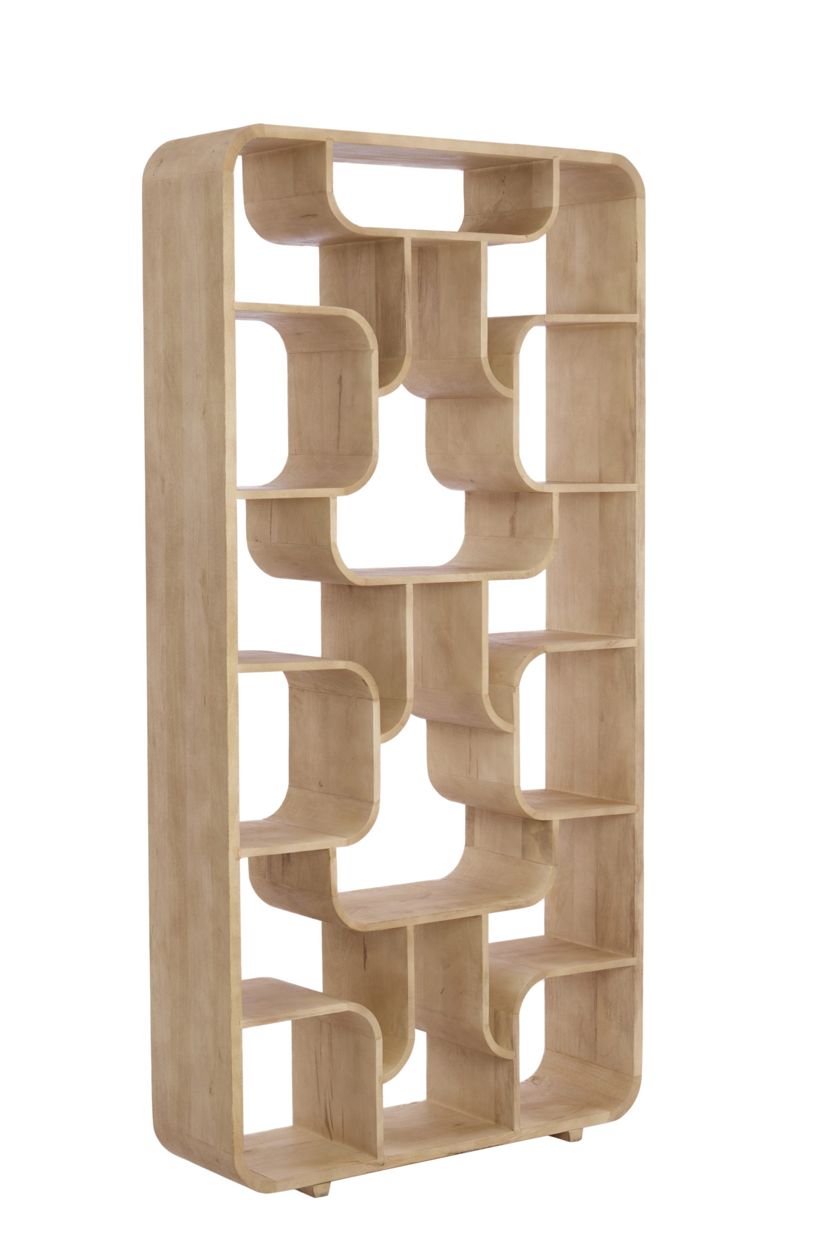 Light & Living Kast open 100x30x200 cm LABARE mat naturel