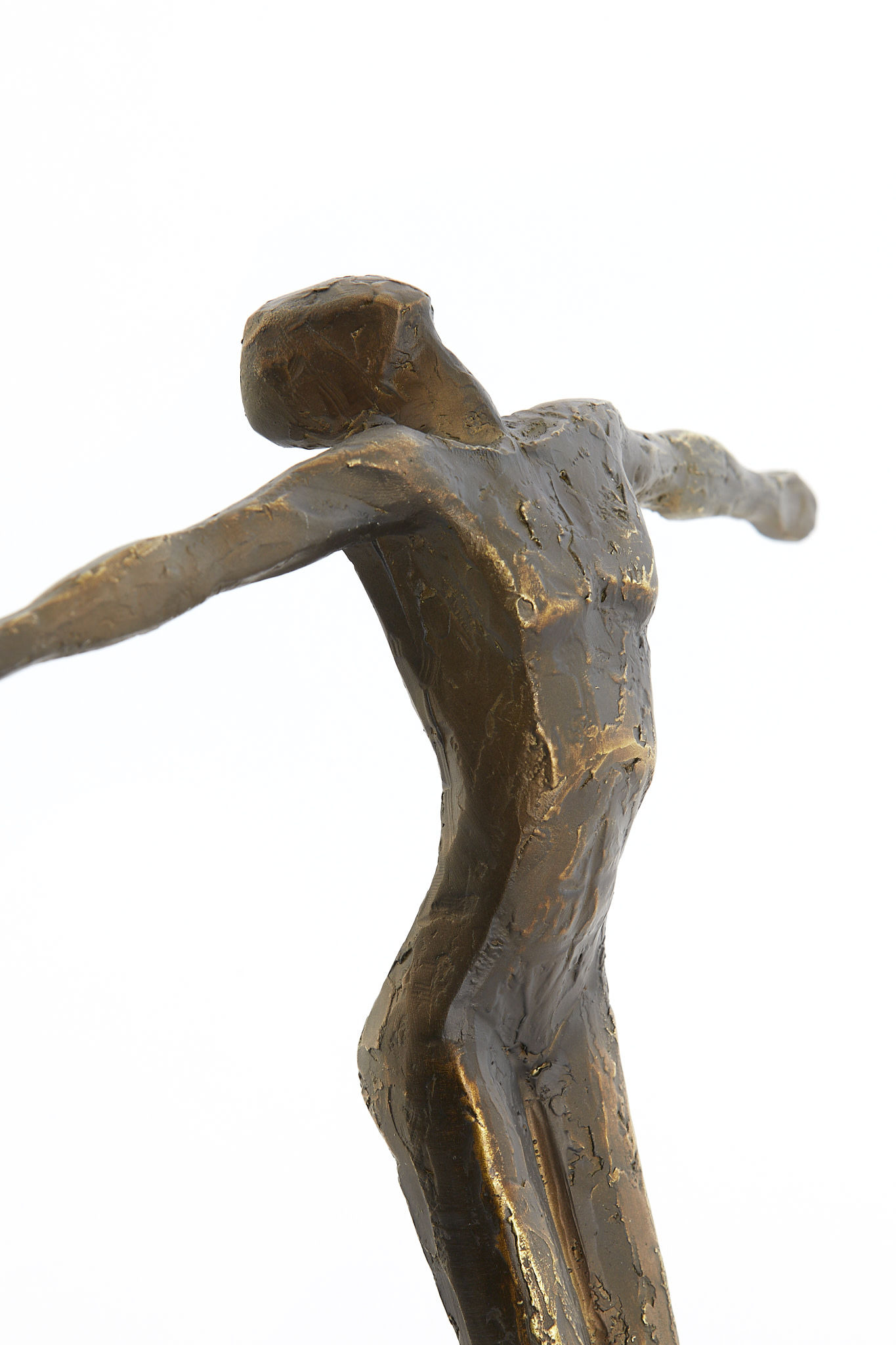 Light & Living Ornament op voet 29,5x9x35,5 cm JIP antiek brons+mat zwart