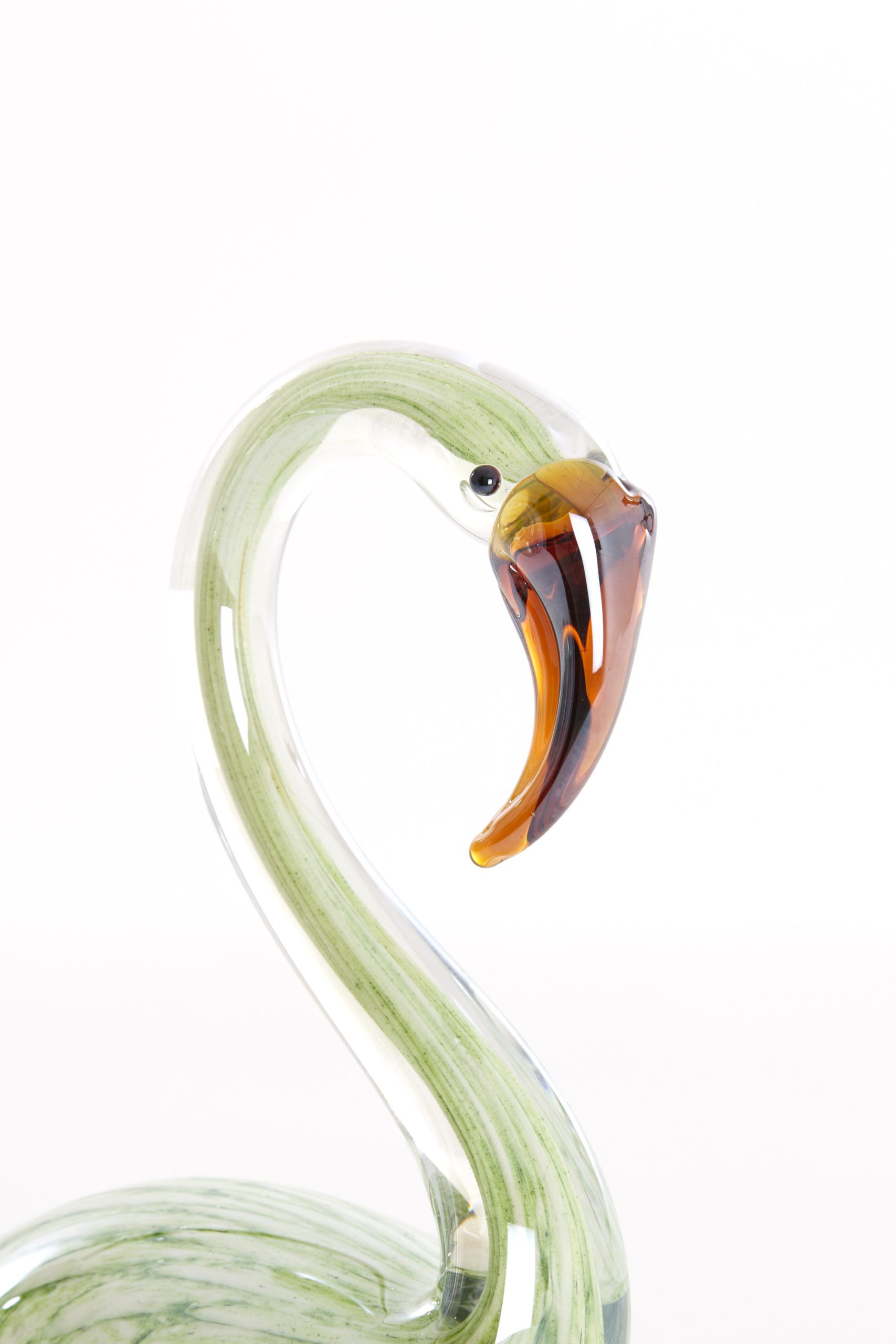 Light & Living Ornament 12x7x17 cm SWAN glas groen