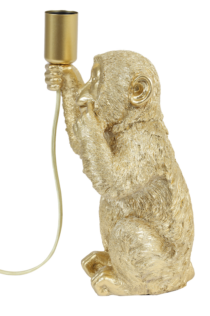 Light & Living Tafellamp 20x19,5x34 cm MONKEY goud