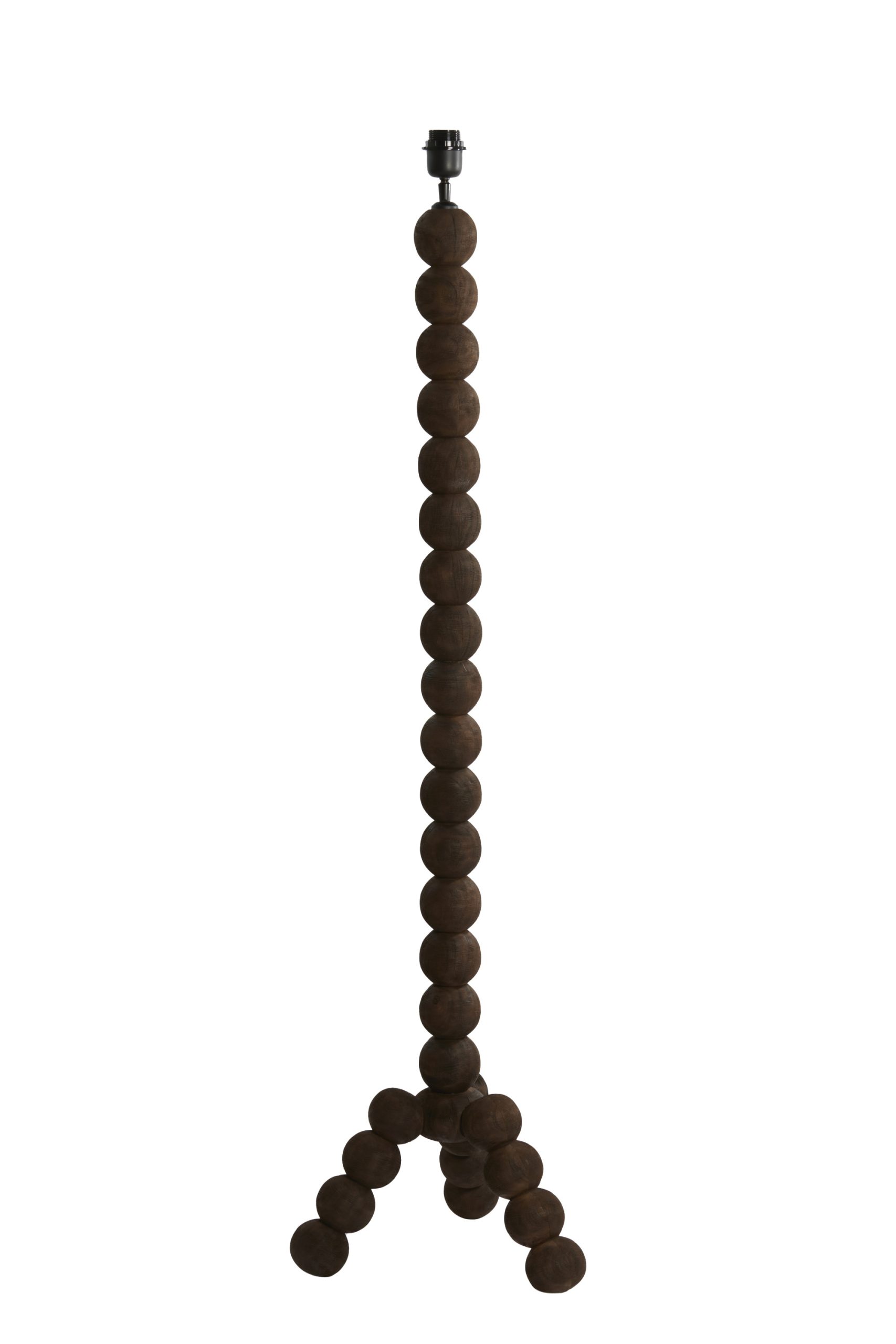 Light & Living Vloerlamp 35x35x130 cm VEGLIO hout mat donker bruin