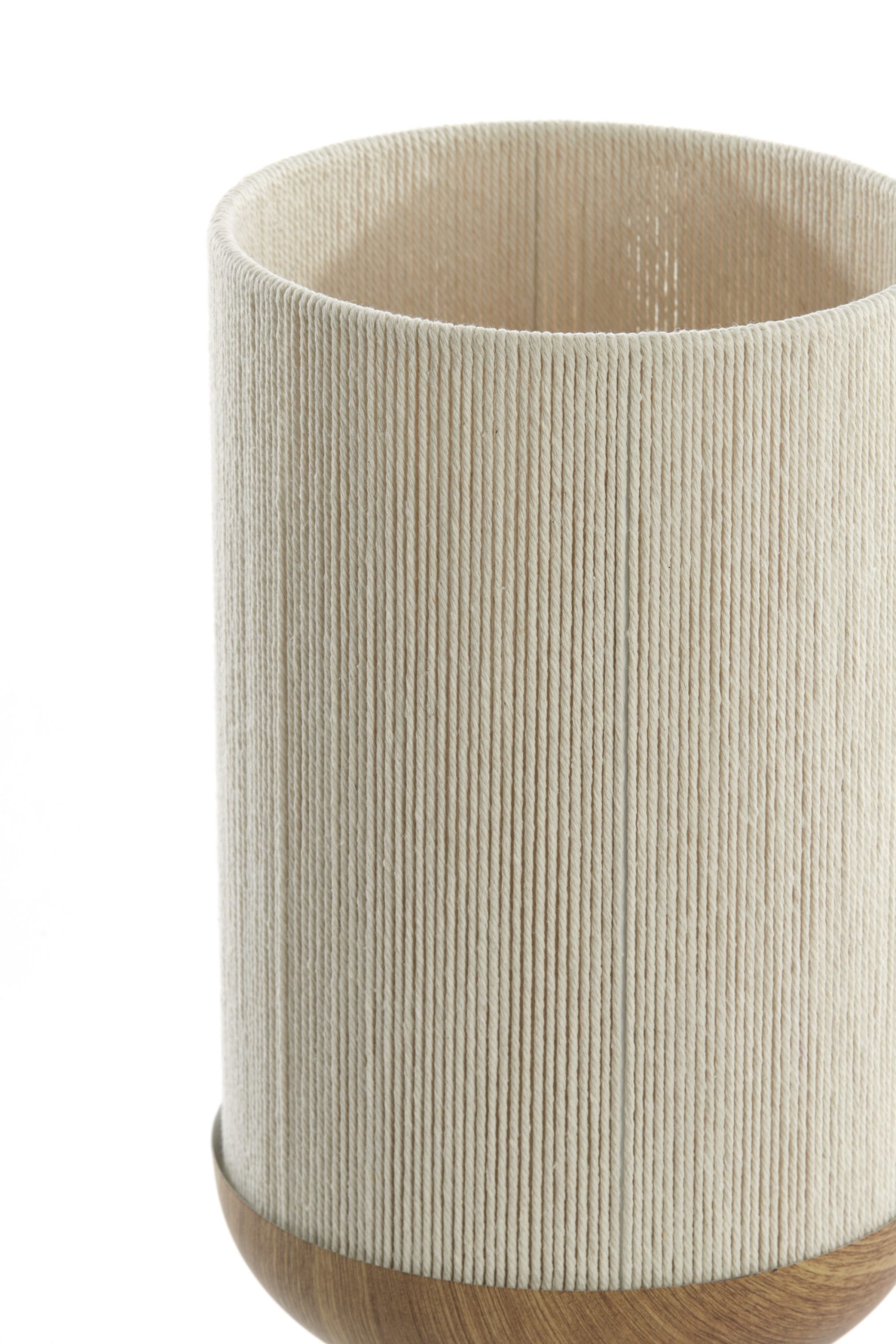 Light & Living Tafellamp Ø22,5x50 cm DANIA hout print naturel+touw crème