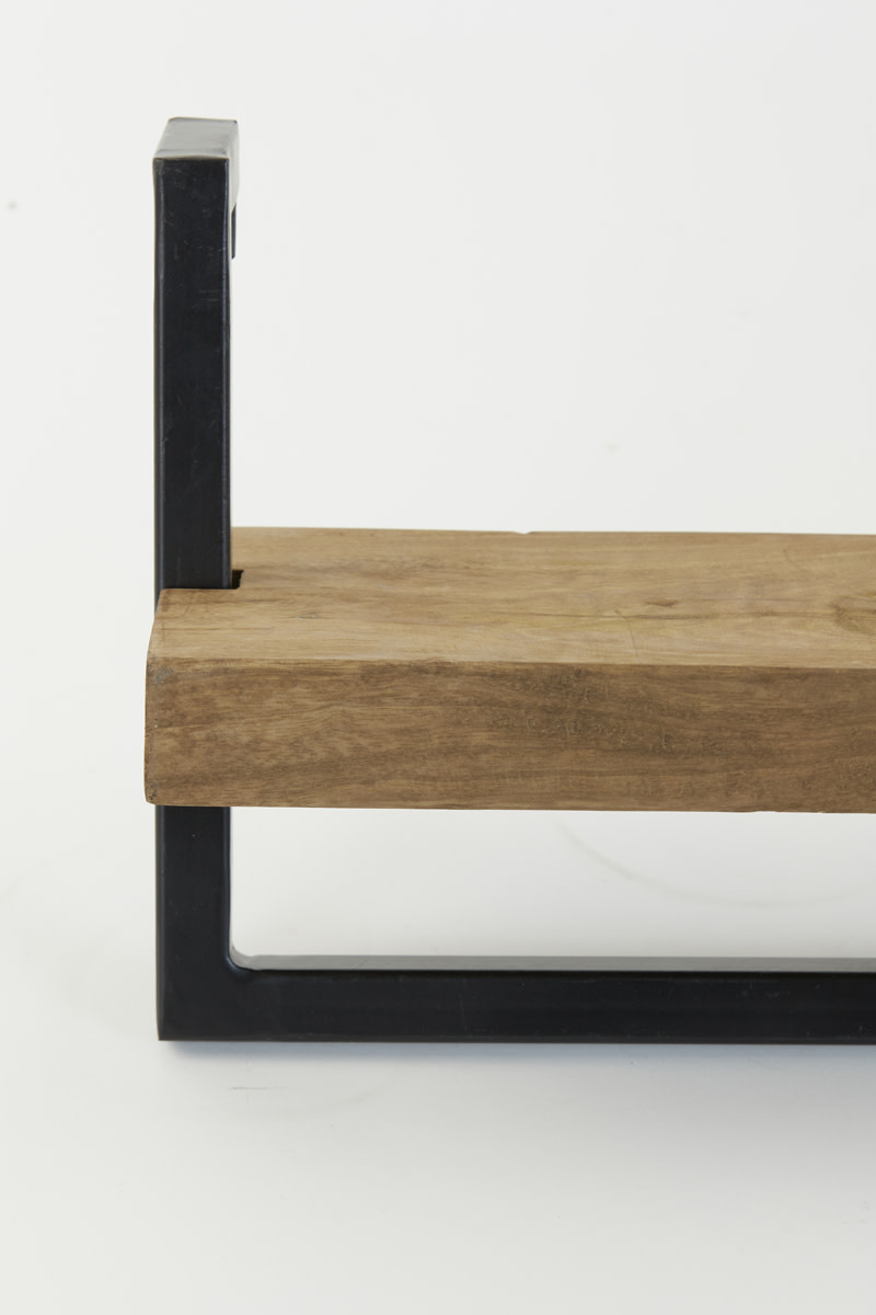 Light & Living Wandplank 100x15x24 cm MADDISON hout donker bruin