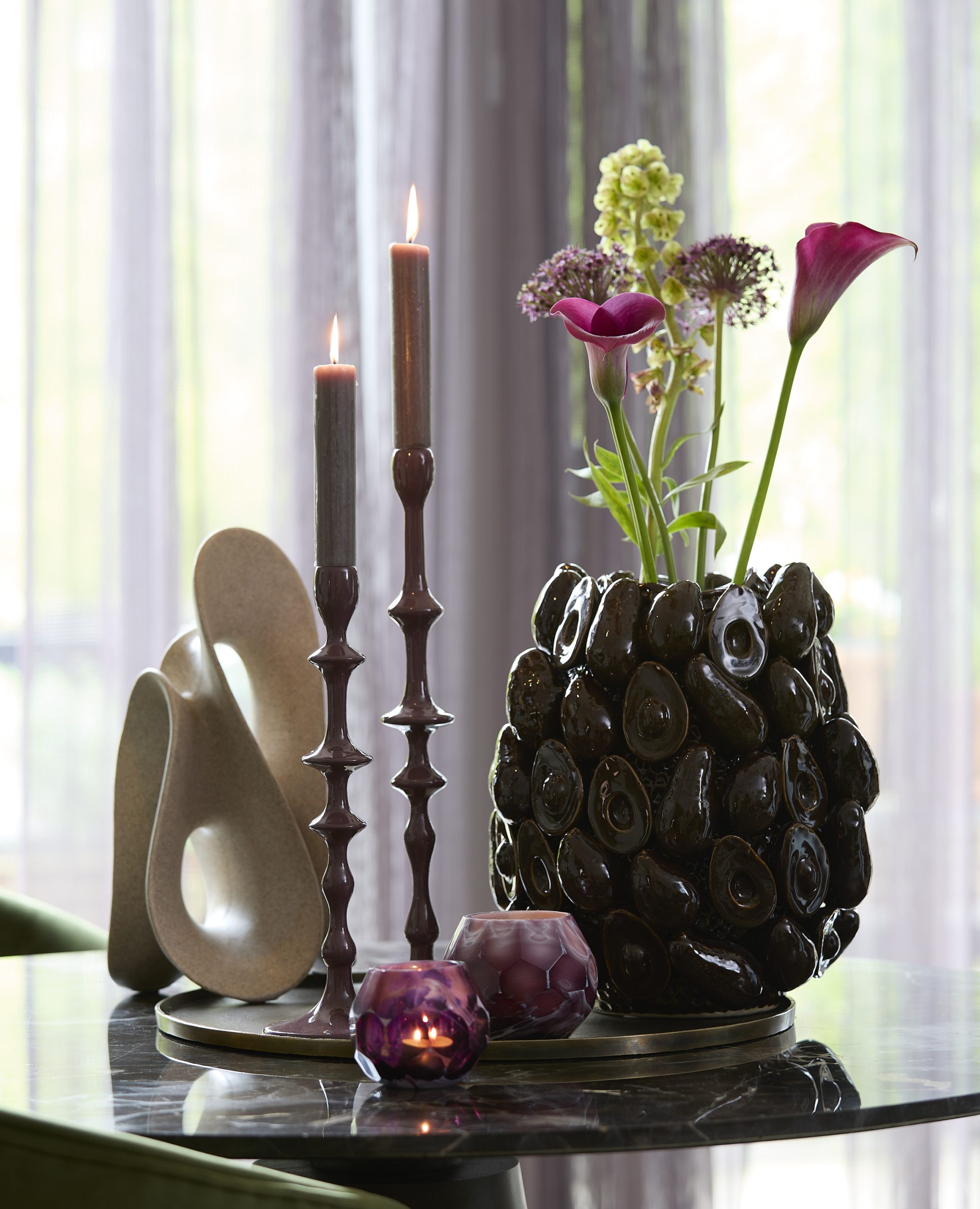 Light & Living Schaal Ø40x1,5 cm MAES antiek brons