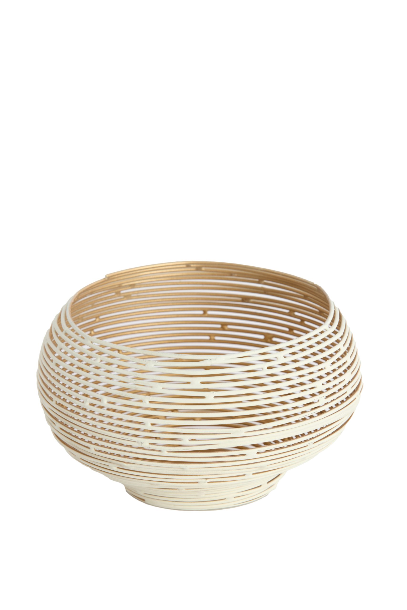 Light & Living Theelicht Ø15x9 cm URBINO mat crème+goud