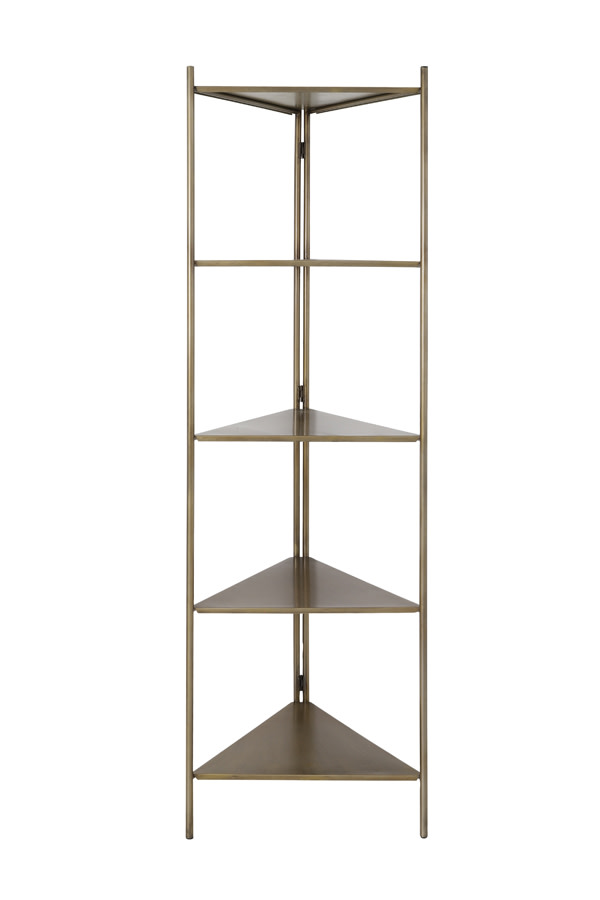 Light & Living Kast open 58,5x41x200 cm DISPLAY antiek brons