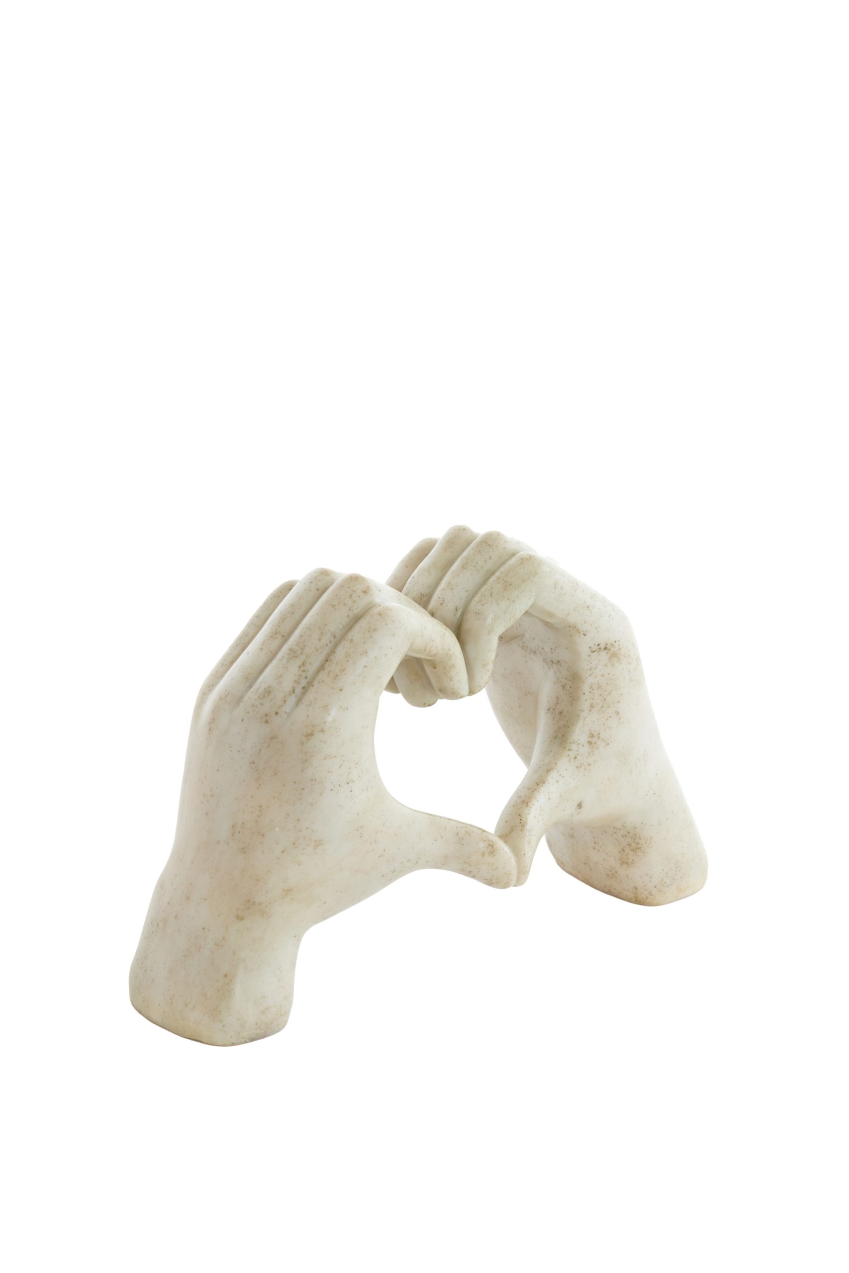 Light & Living Ornament 24,5x9,5x15 cm HANDS taupe grijs