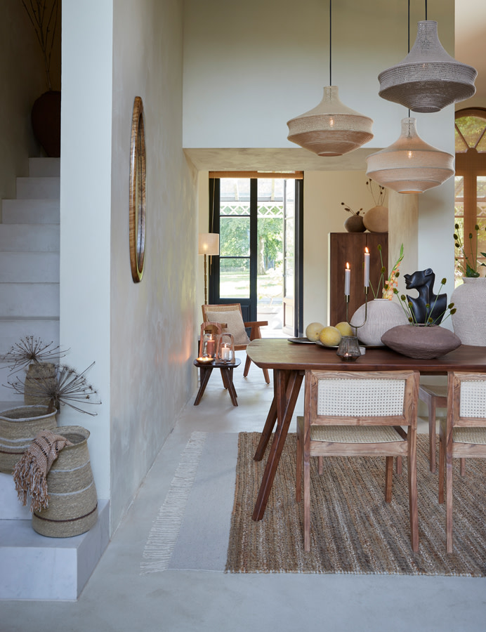 Light & Living Eettafel 200x100x76 cm QUENZA acacia hout bruin