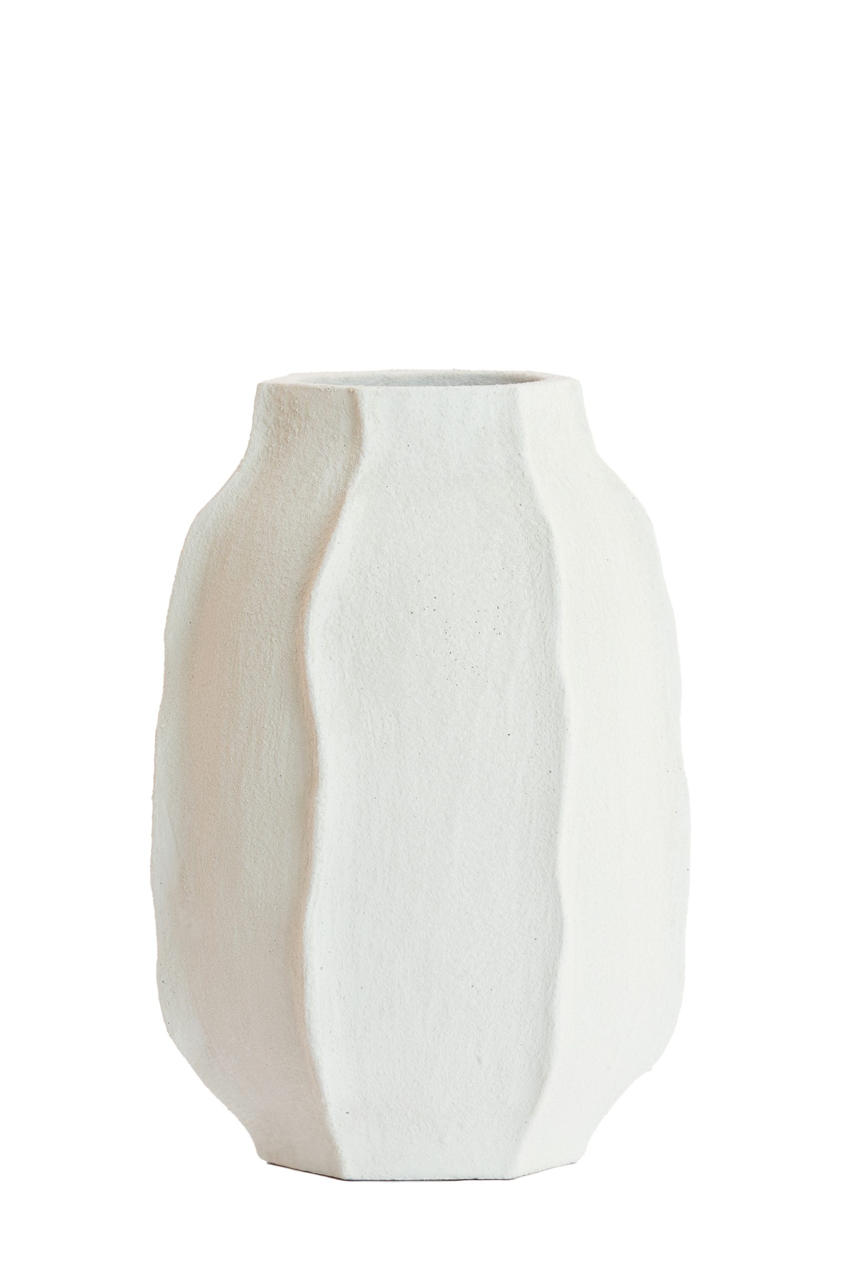 Light & Living Vaas deco Ø33x50 cm SAPHIRA mat wit