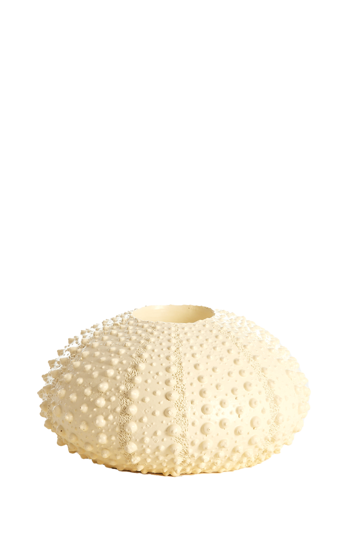 Light & Living Theelichthouder Ø15x8 cm SEA URCHIN crème