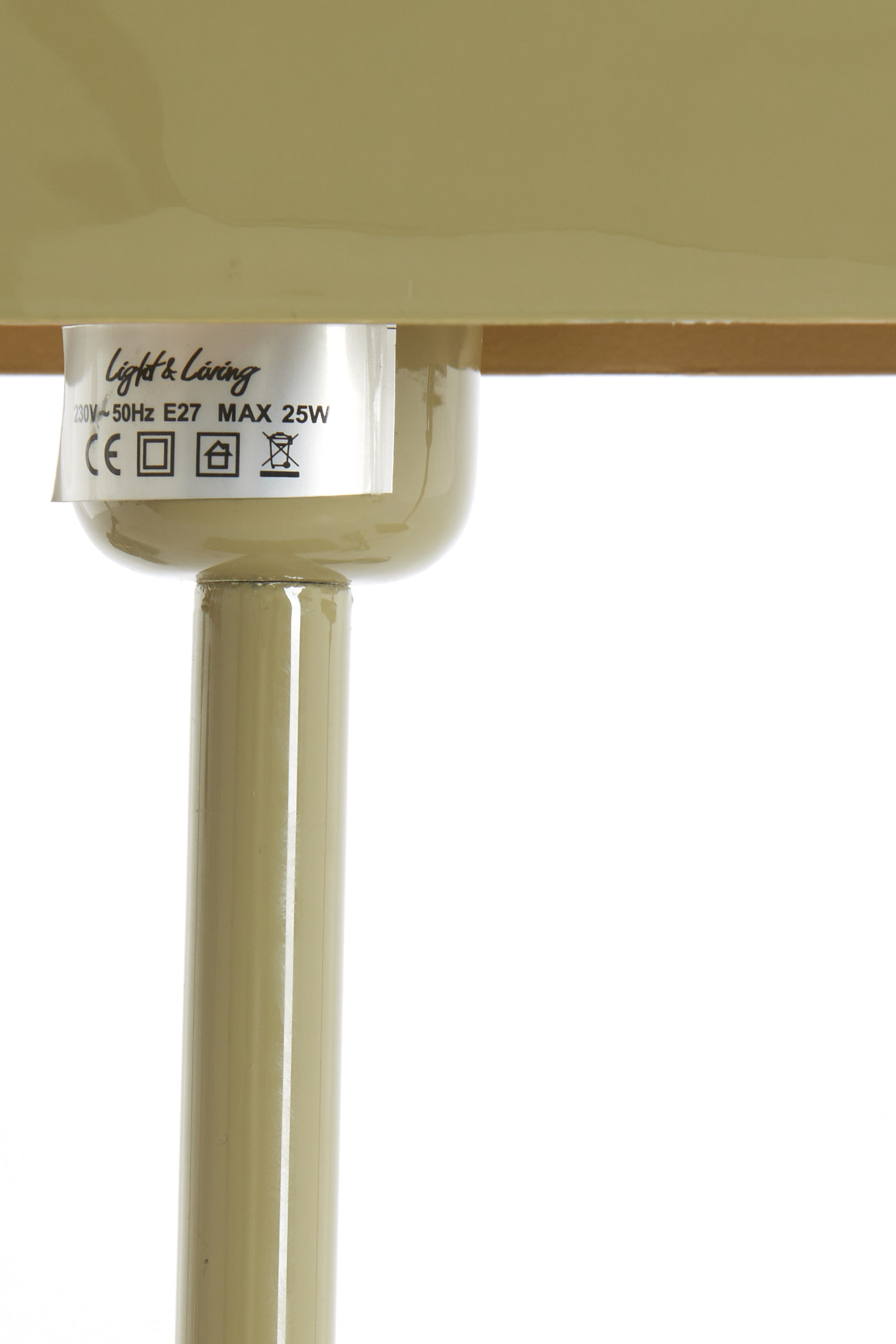 Light & Living Tafellamp 25x13x48 cm ELENIE glans taupe