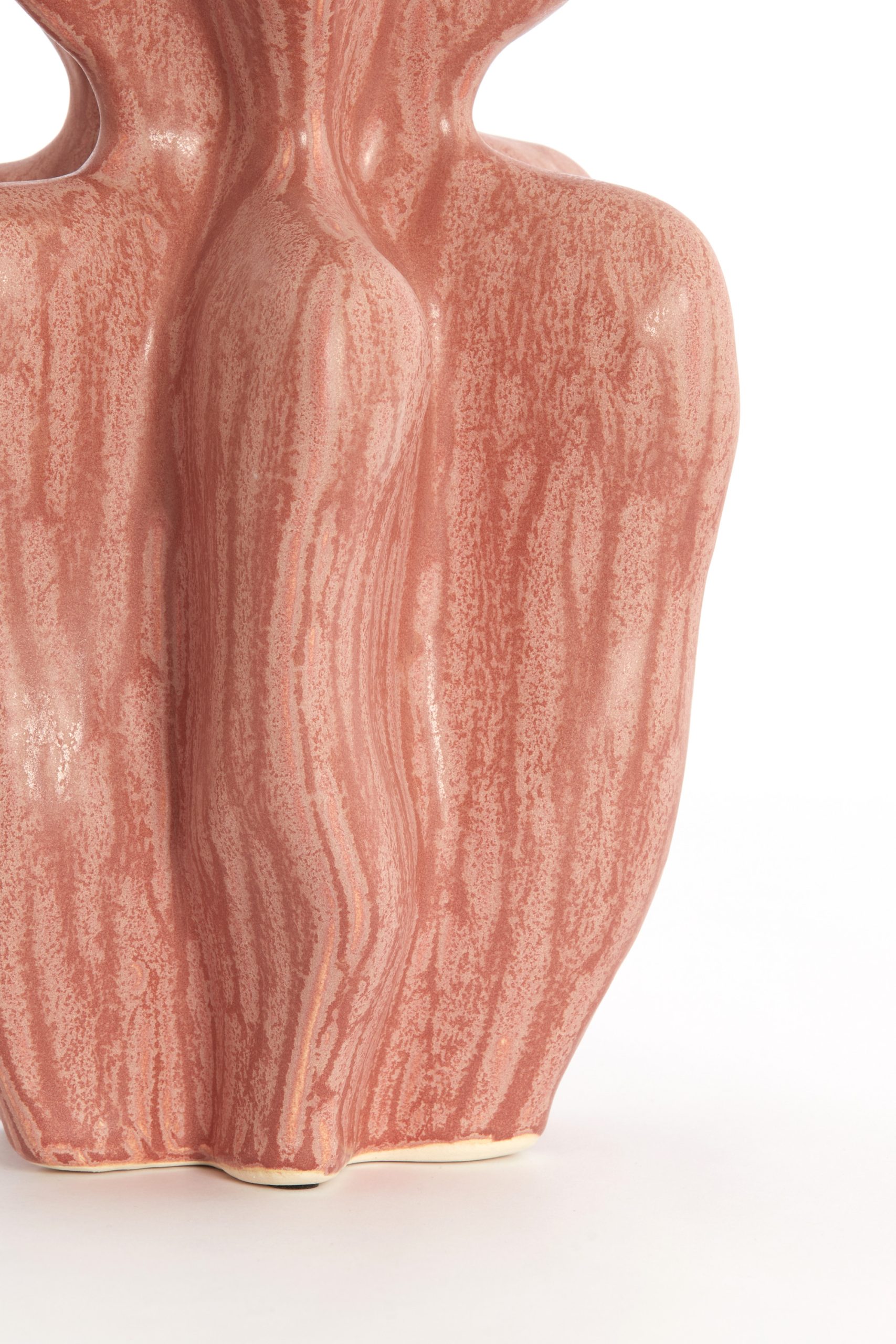 Light & Living Vaas deco 17,5x16x23,5 cm NARA keramiek koraal-rood