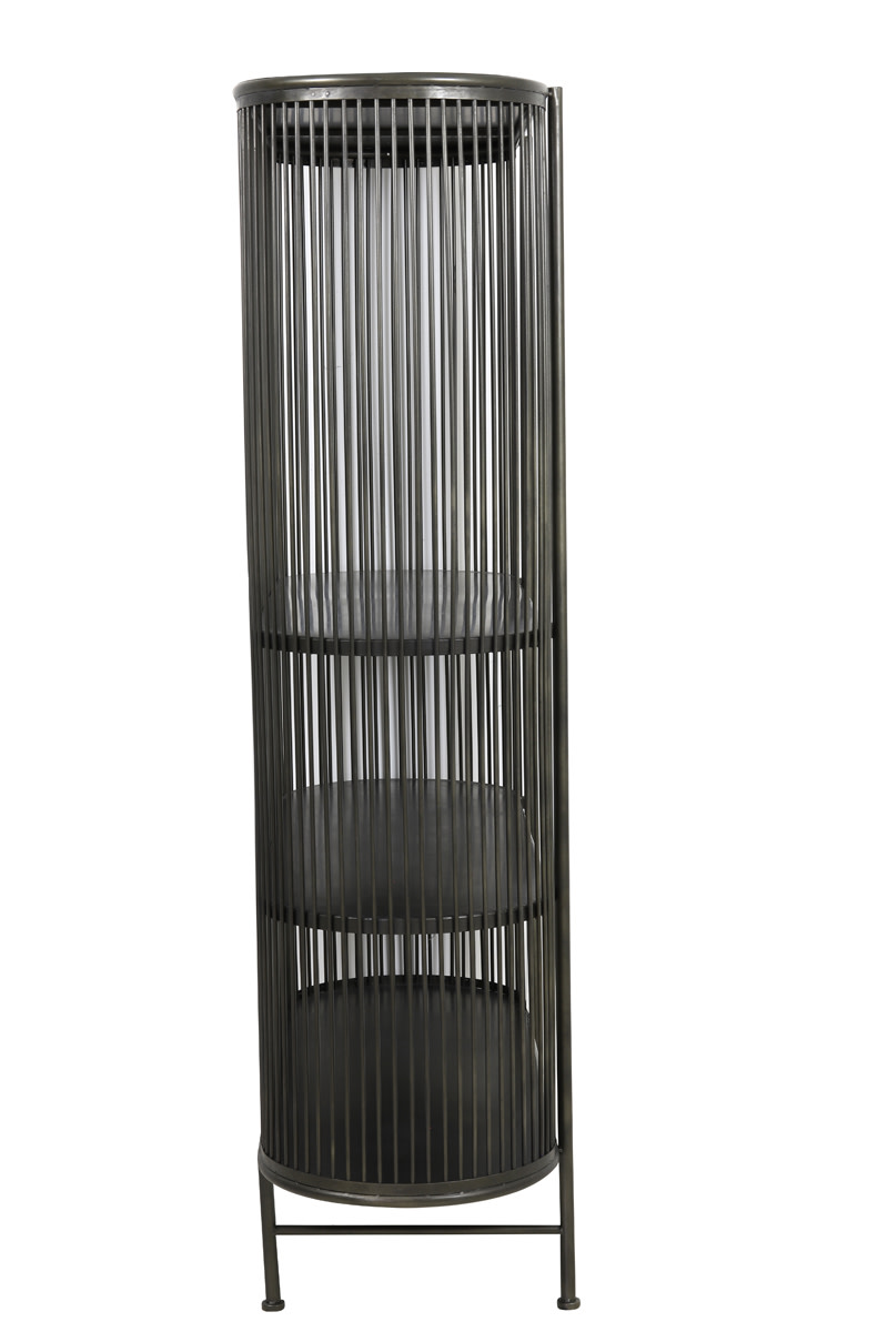 Light & Living Kast open 119x40x161 cm YINTHE zwart