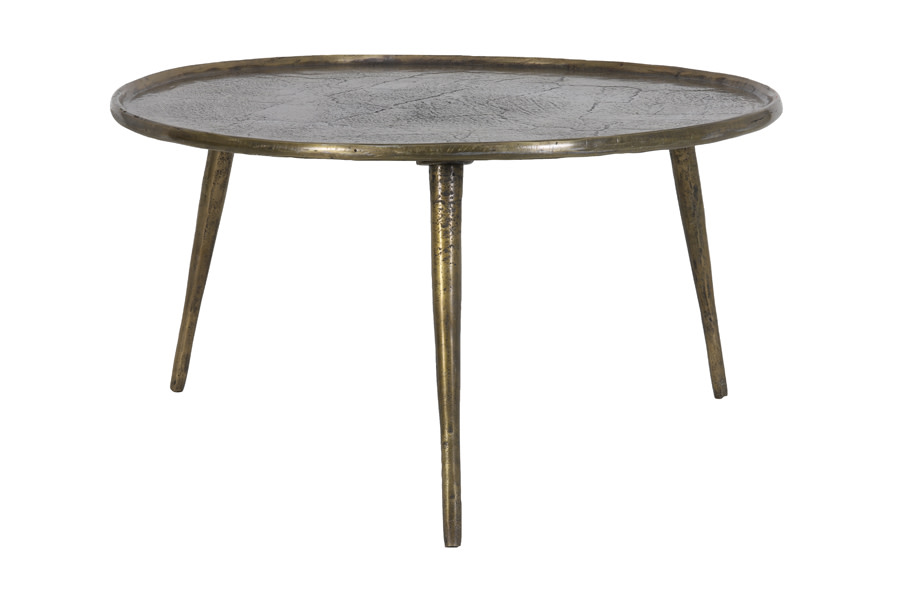 Light & Living Bijzettafel Ø67,5x37 cm BABINA antiek brons