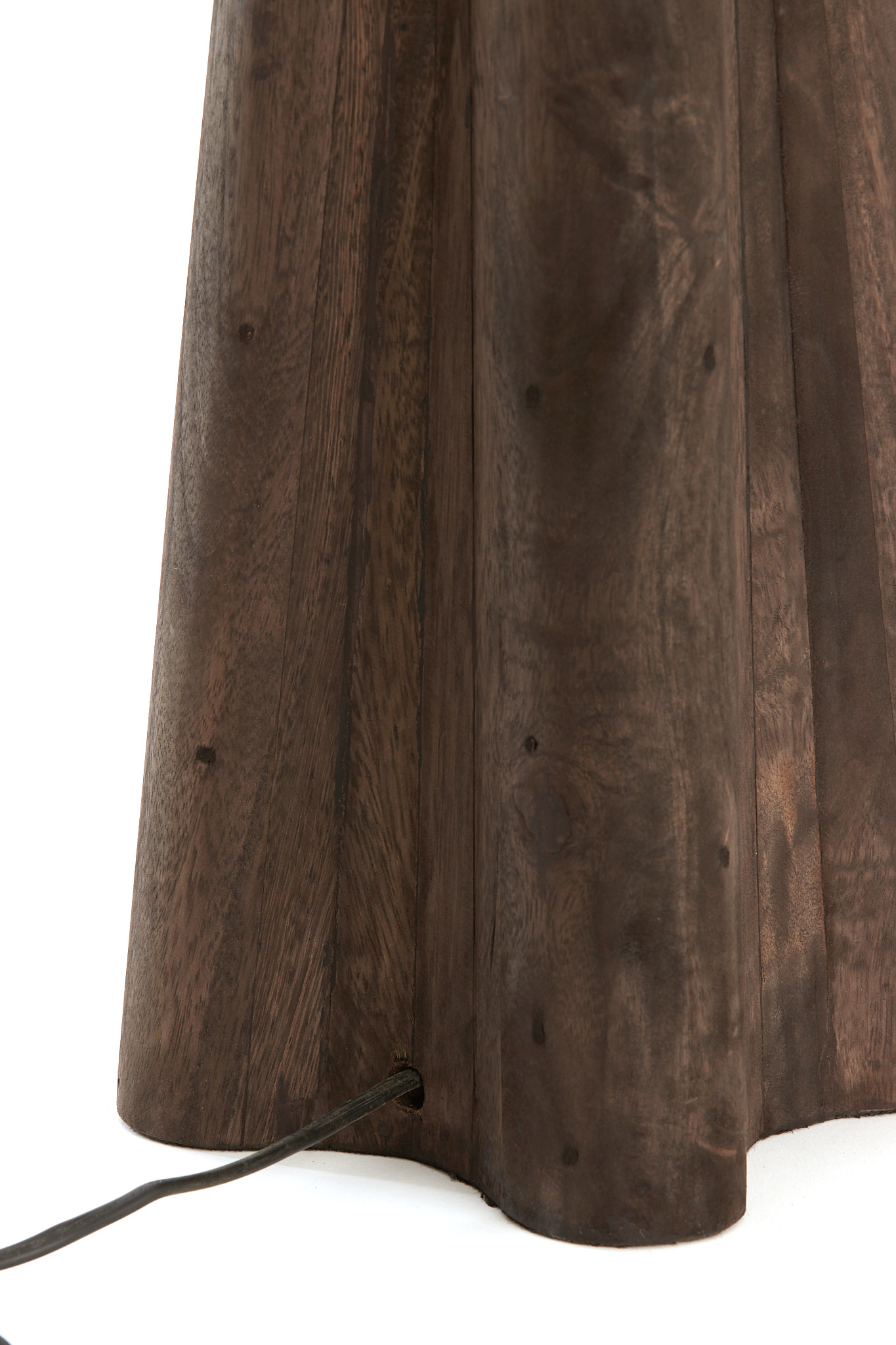 Light & Living Lampvoet 15x15x40 cm NAVELLI hout mat grijs-bruin